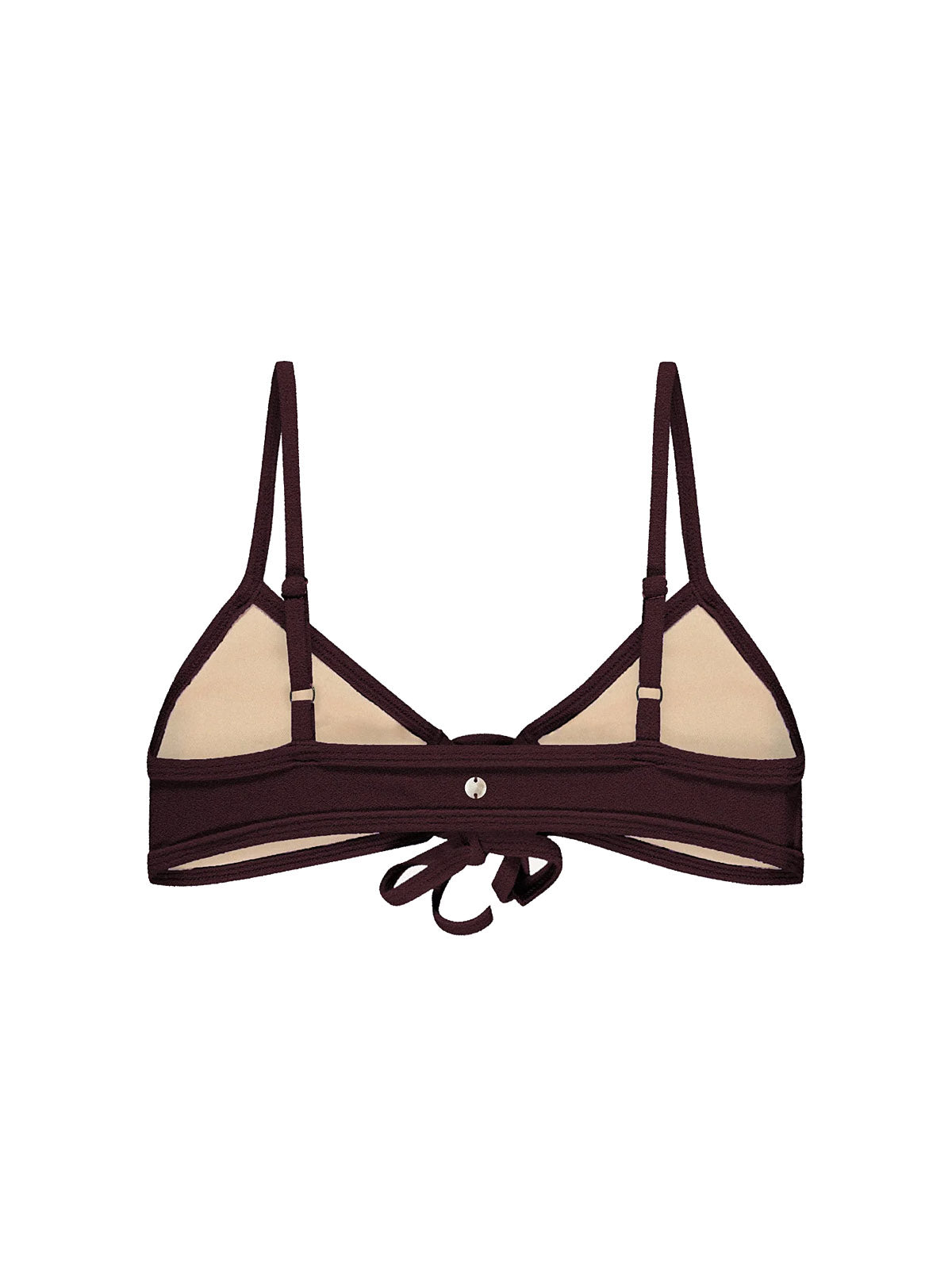 OY Surf Bikini Top Joran Dark Brown Terry