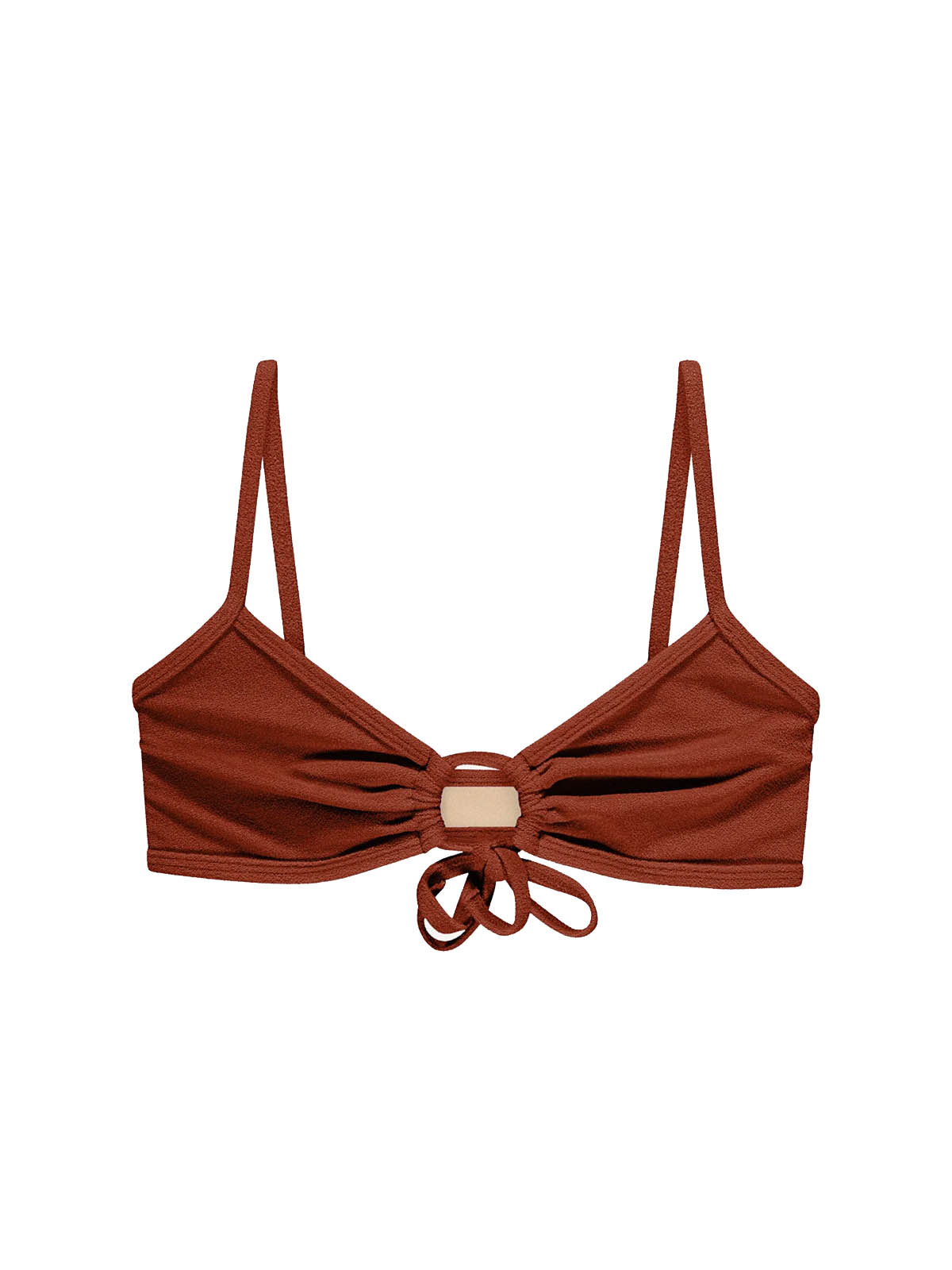 OY Surf Bikini Top Joran Terracotta Terry