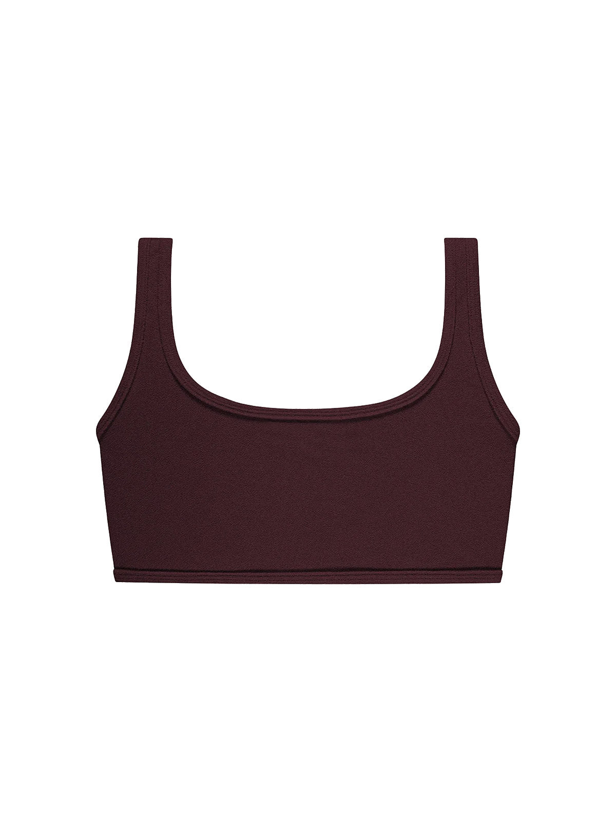 OY Surf Bikini Top Vento Dark Brown Terry