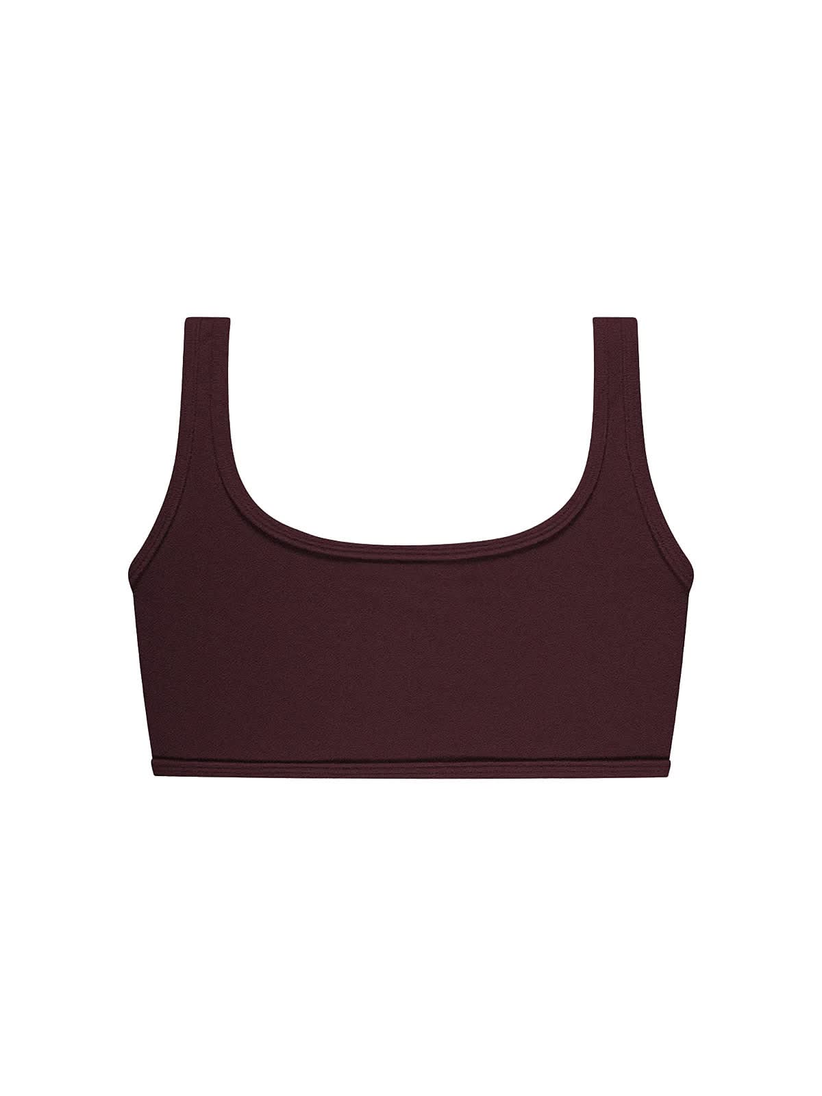 OY Surf Bikini Top Vento Dark Brown Terry