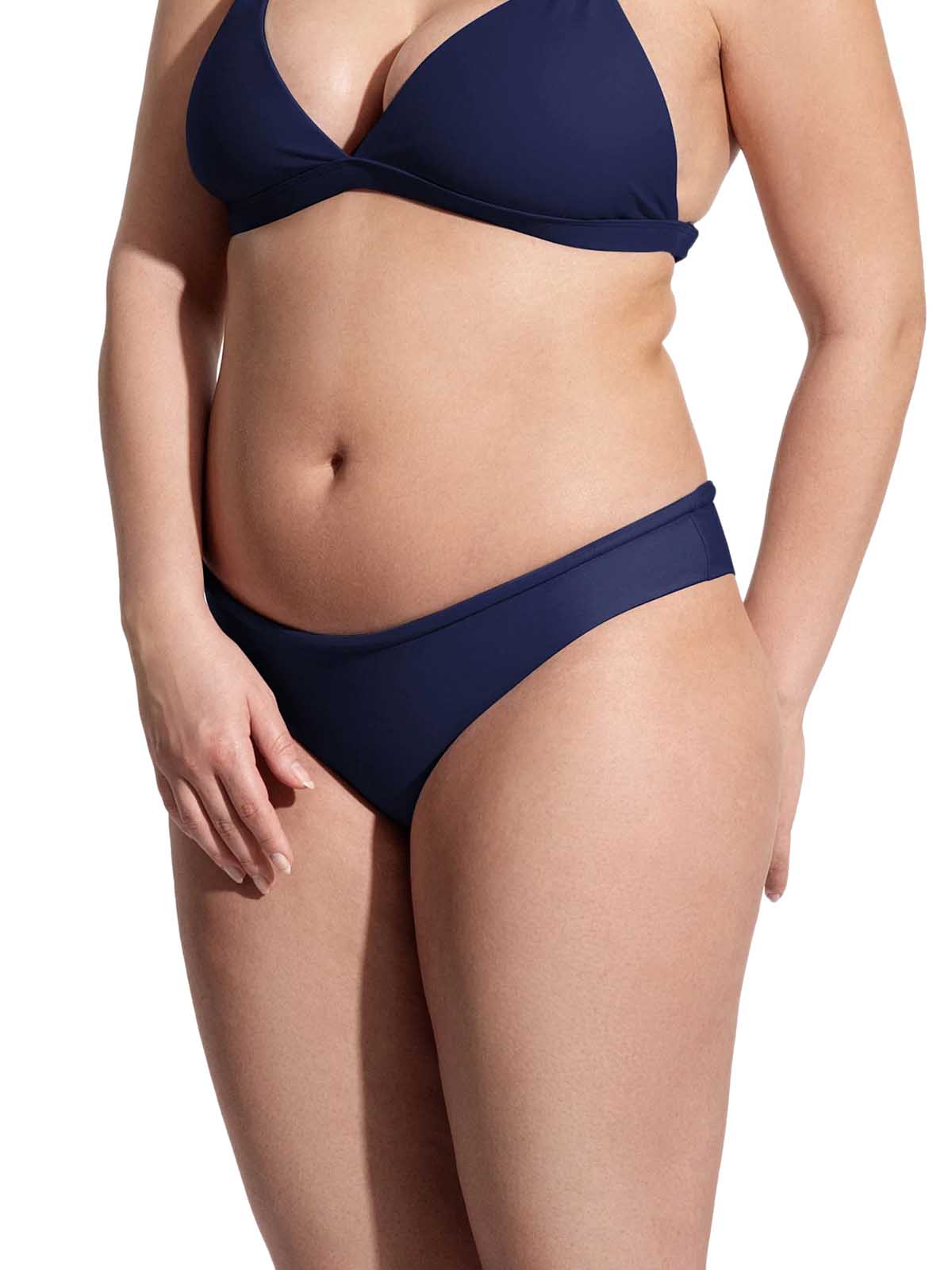 OY Surf Surf Bikini Bottom Tope Midnight Blue Recycled Nylon
