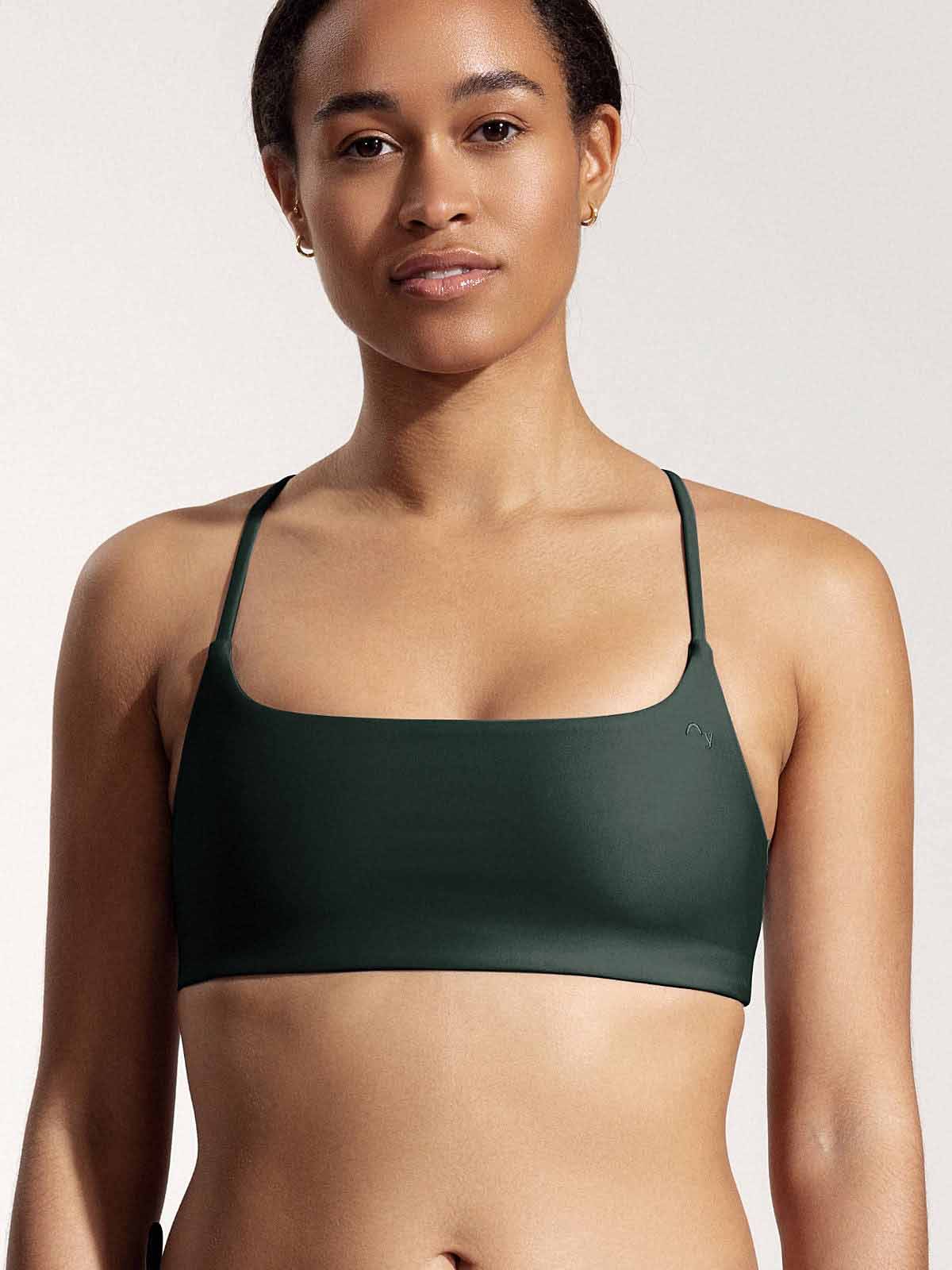 OY surf Surf Bikini Top Buri Nachtgrün Recycled Nylon