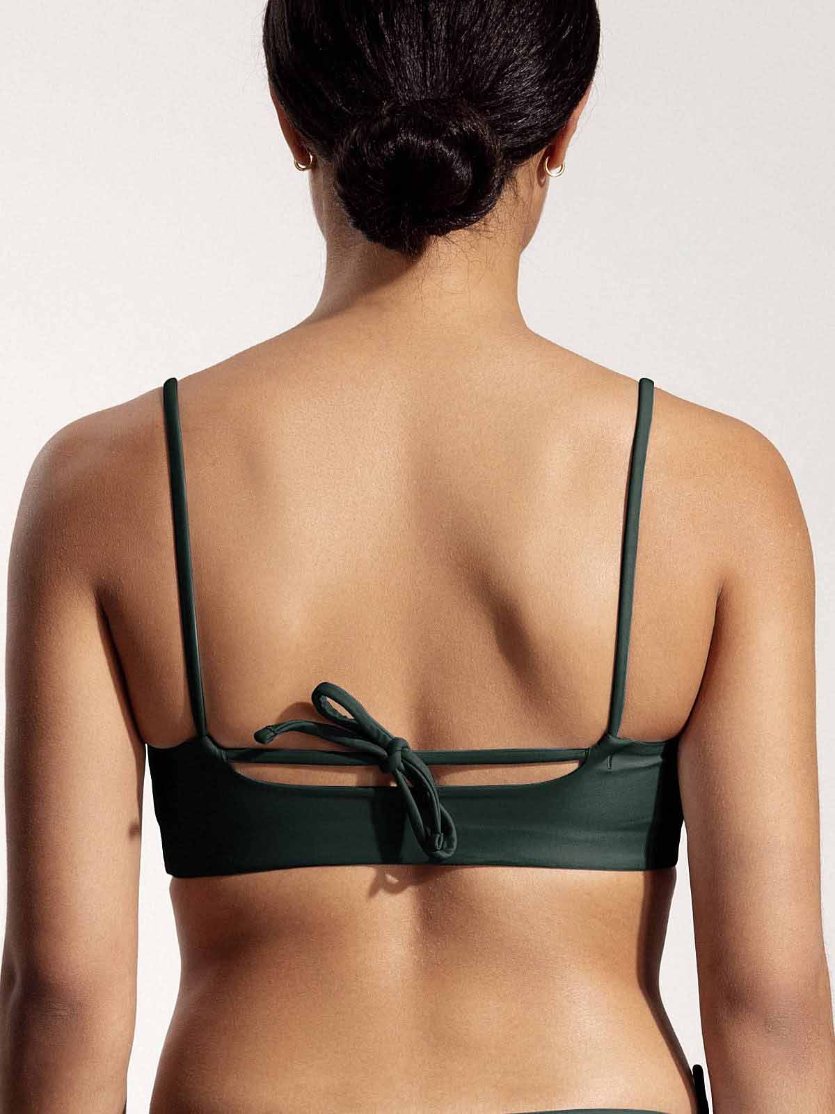 OY surf Surf Bikini Top Buri Nachtgrün Recycled Nylon