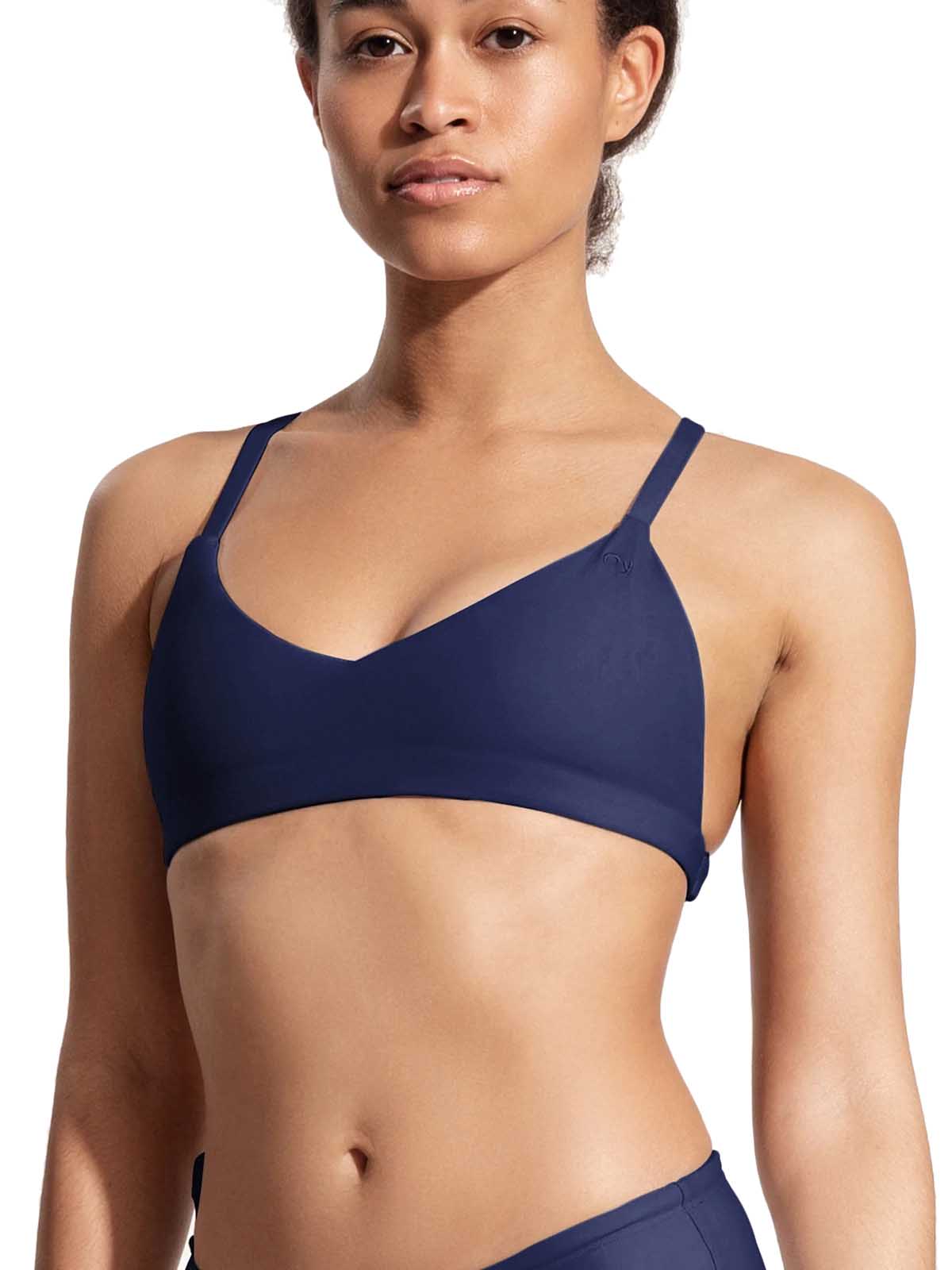 OY Surf Surf Bikini Top Dace Midnight Blue Recycled Nylon