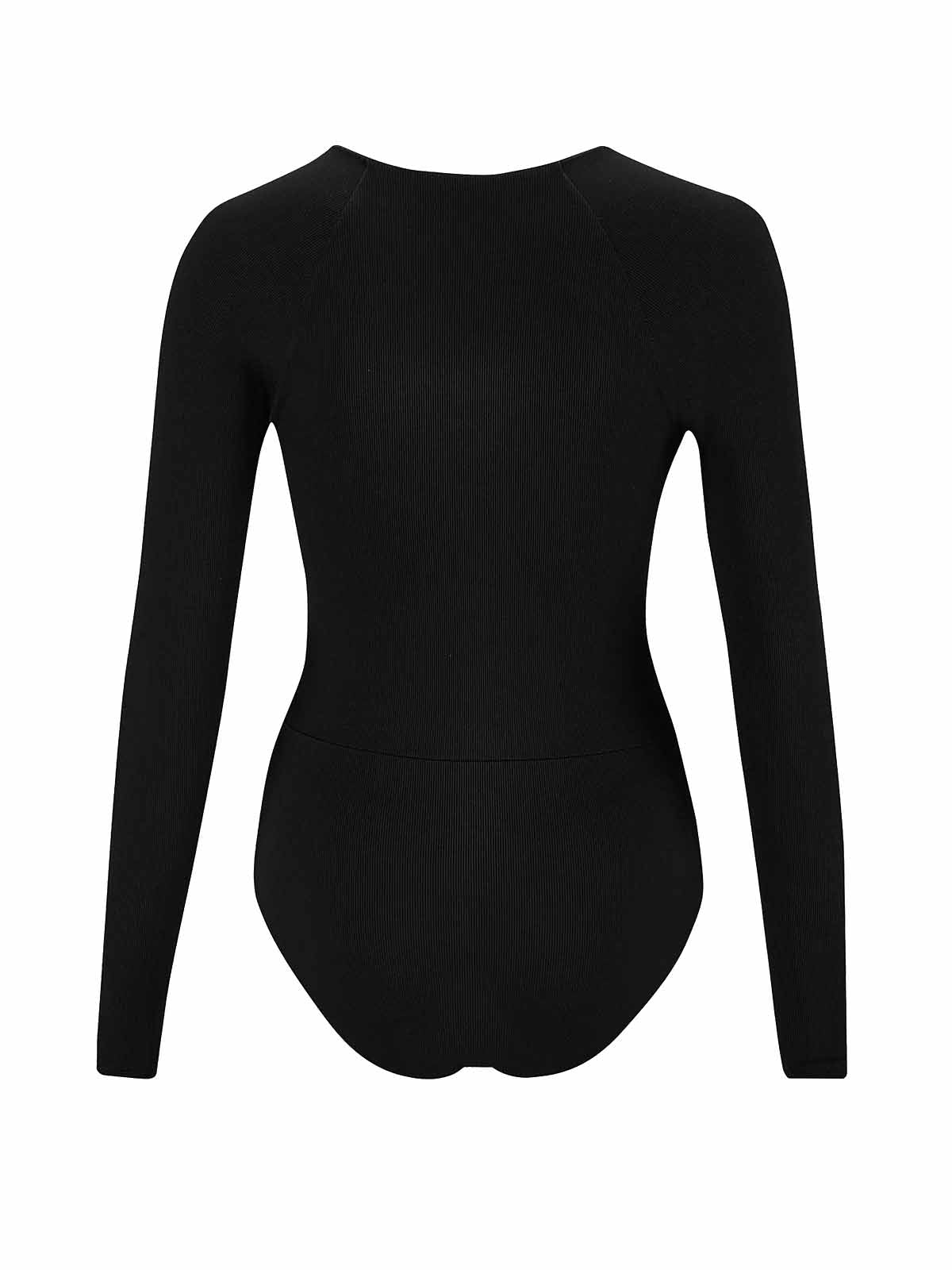 OY Surf Swimsuit Orfe Black Ribbed