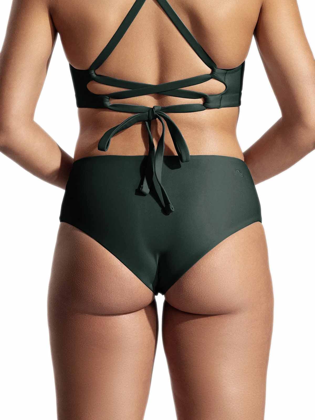OY surf Surf Bikini Bottom Fugu Nachtgrün Recycled Nylon
