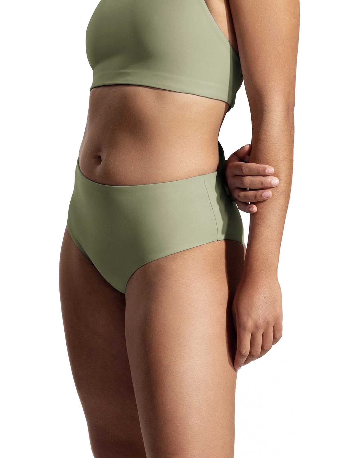 OY surf Surf Bikini Bottom Fugu Salbeigrün Recycled Nylon