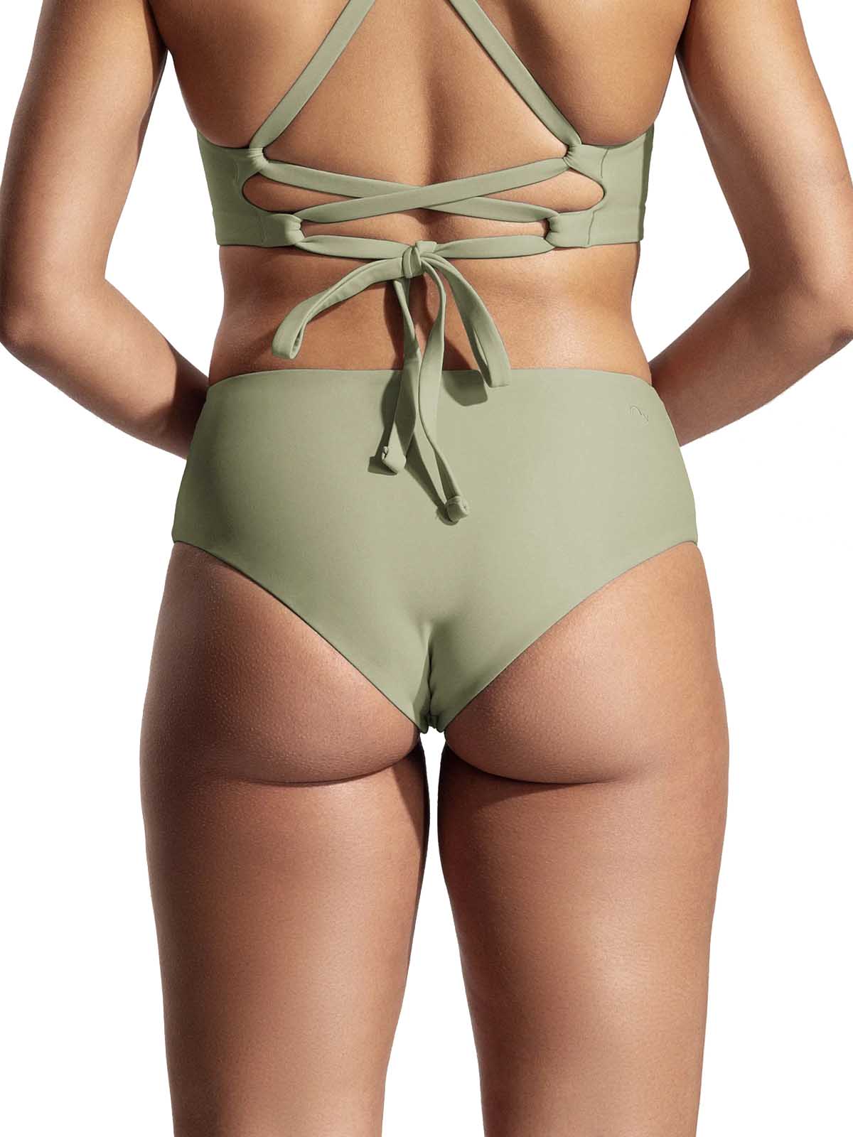 OY surf Surf Bikini Bottom Fugu Salbeigrün Recycled Nylon