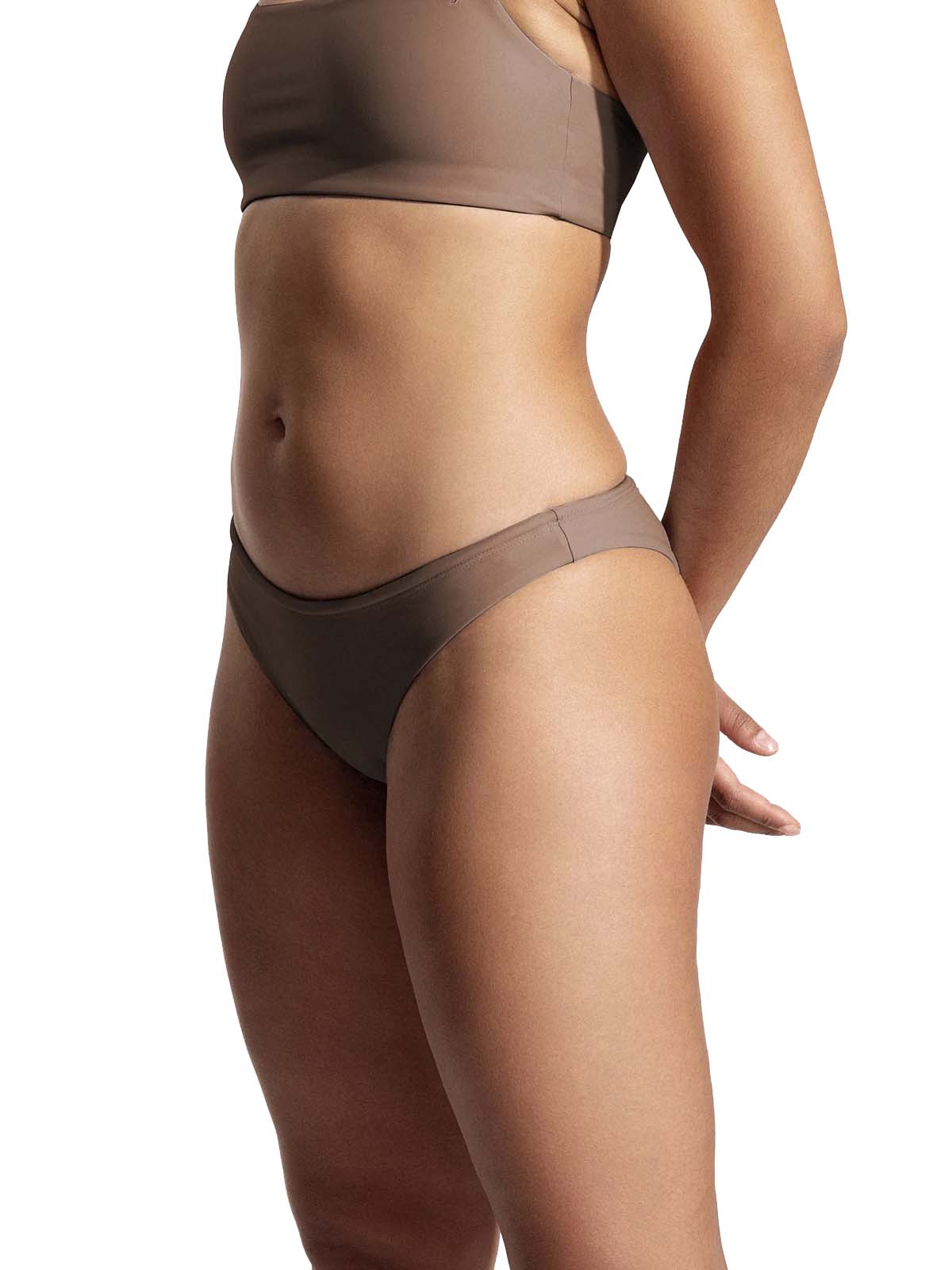 OY surf Surf Bikini Bottom Mako Braun Recycled Nylon