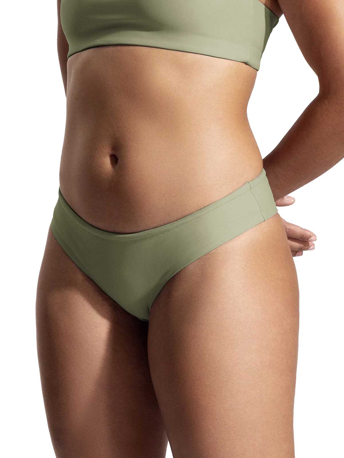OY surf Surf Bikini Bottom Tope Salbeigrün Recycled Nylon