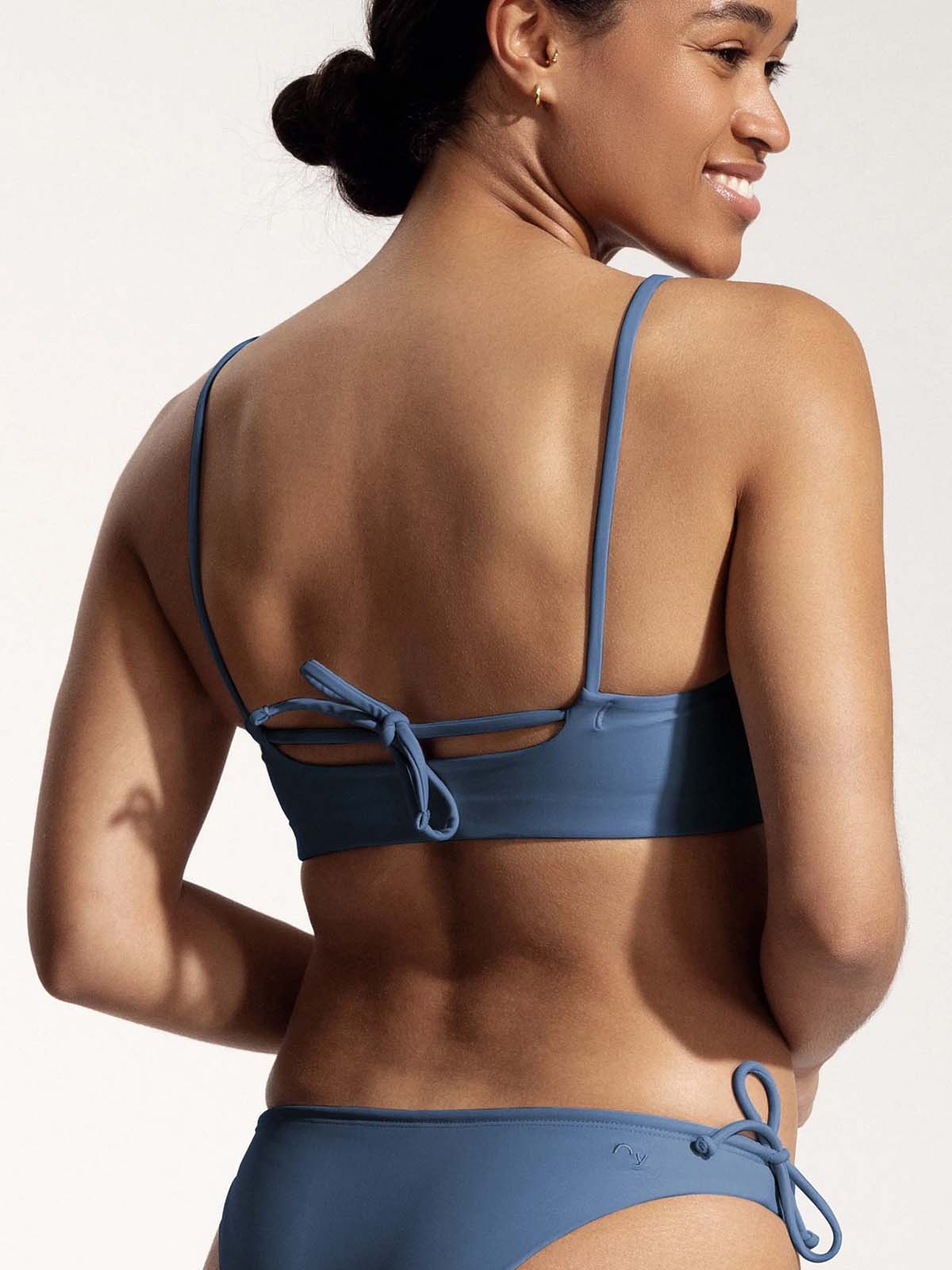 OY surf Surf Bikini Top Buri Blau Recycled Nylon
