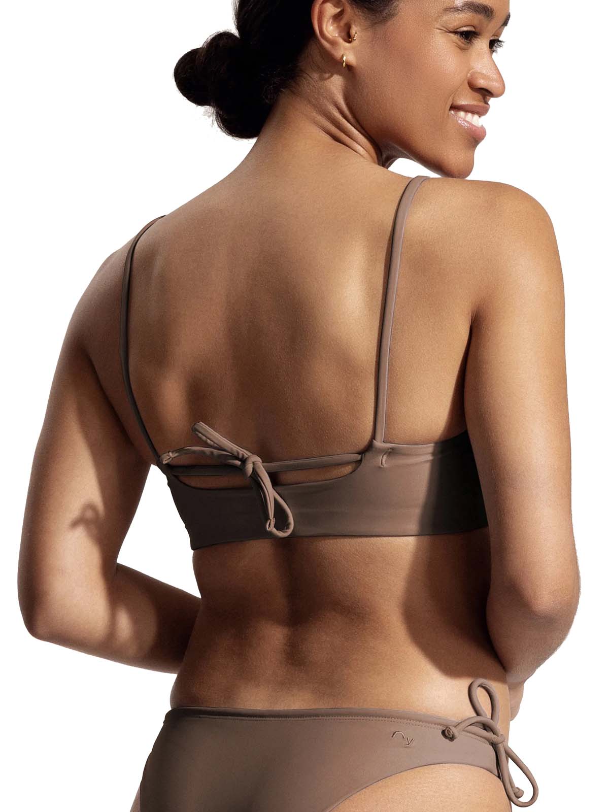 OY surf Surf Bikini Top Buri Braun Recycled Nylon