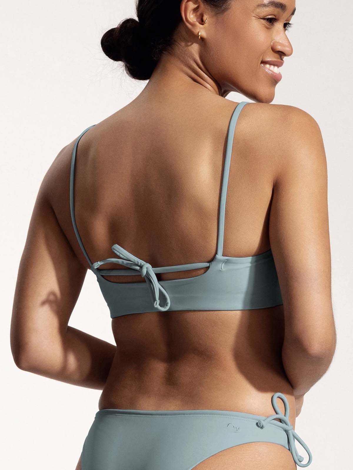 OY surf Surf Bikini Top Buri Eisblau Recycled Nylon