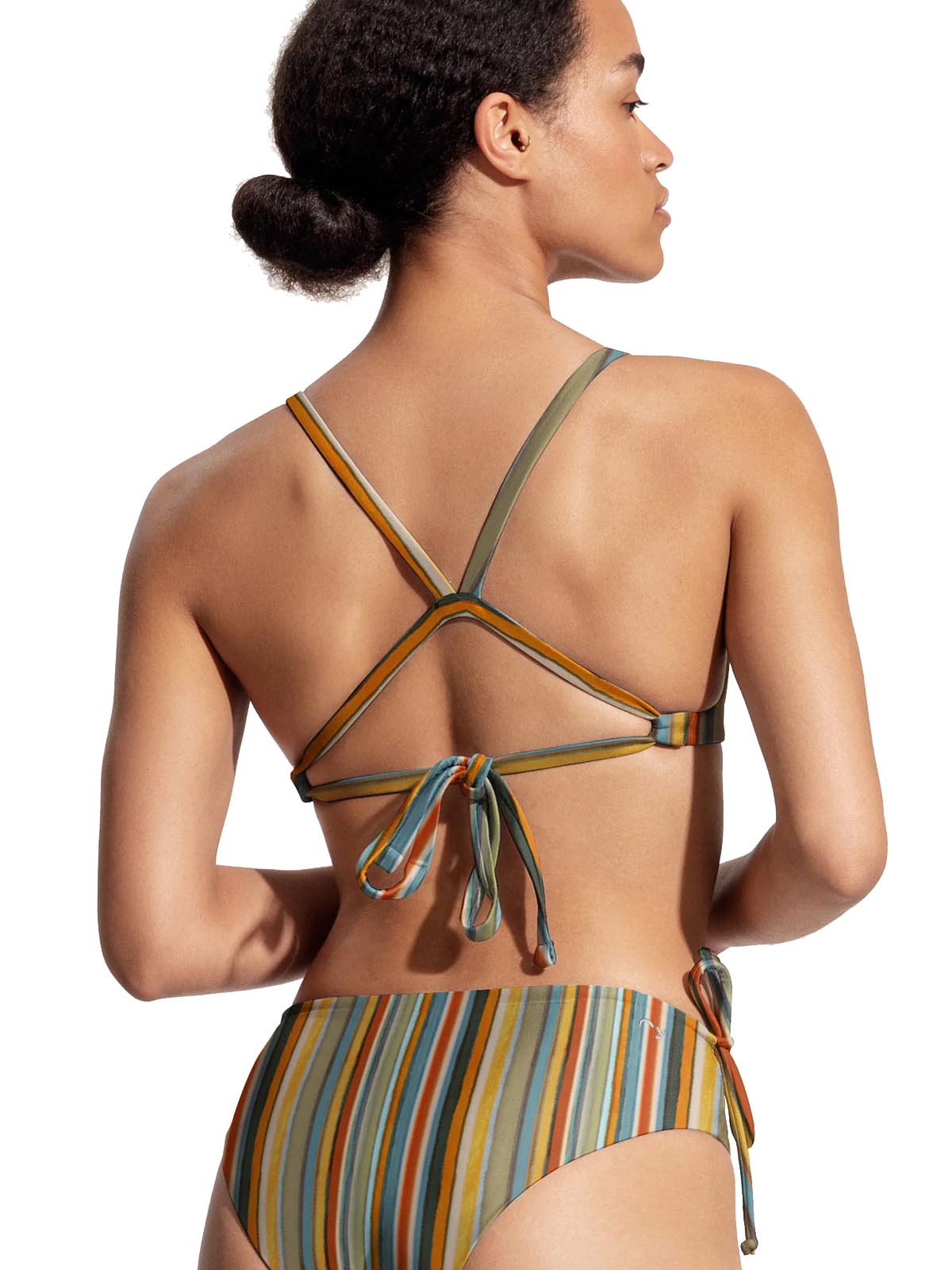 OY Surf Surf Bikini Top Dace Solar Ray Print Recycled Nylon