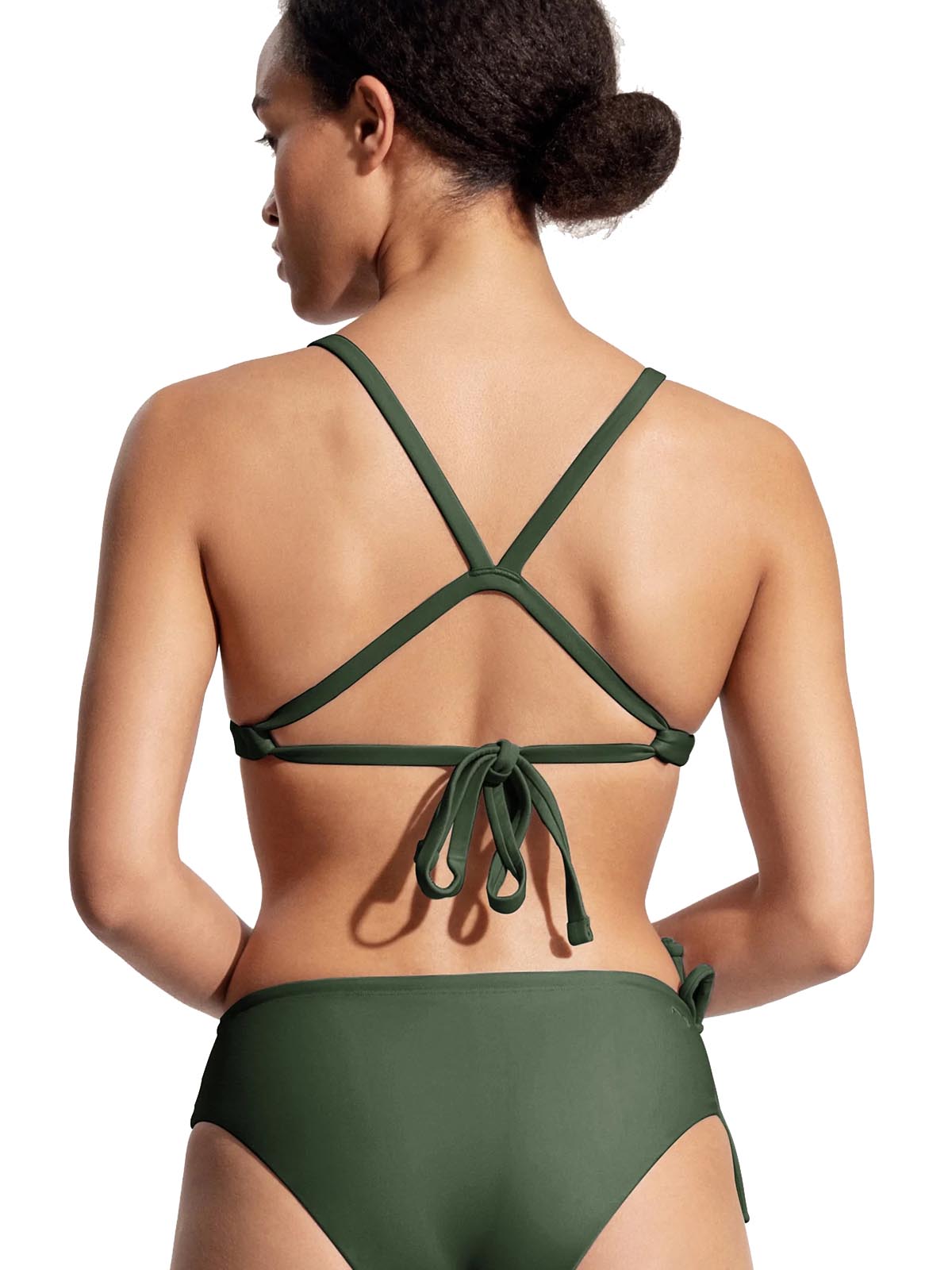 OY surf Surf Bikini Top Dace Dunkelgrün Recycled Nylon