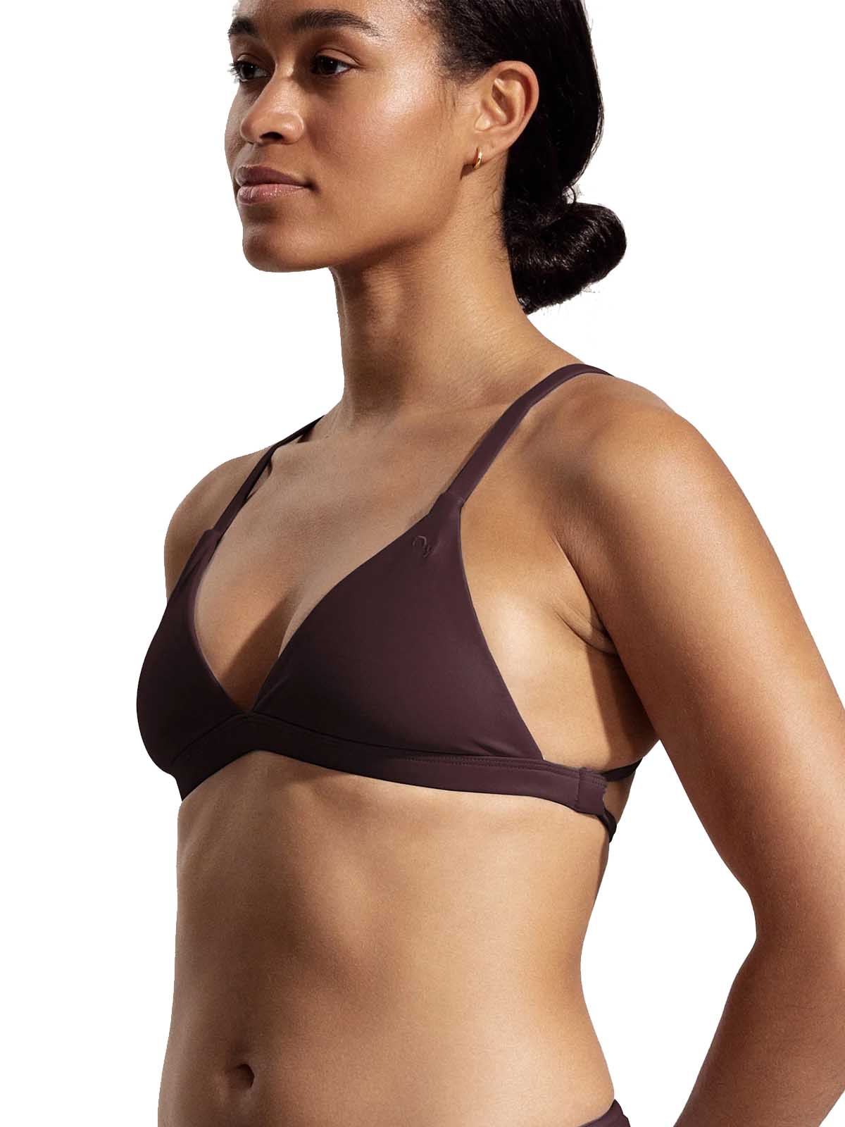 OY surf Surf Bikini Top Esox Auberginenviolett Recycled Nylon
