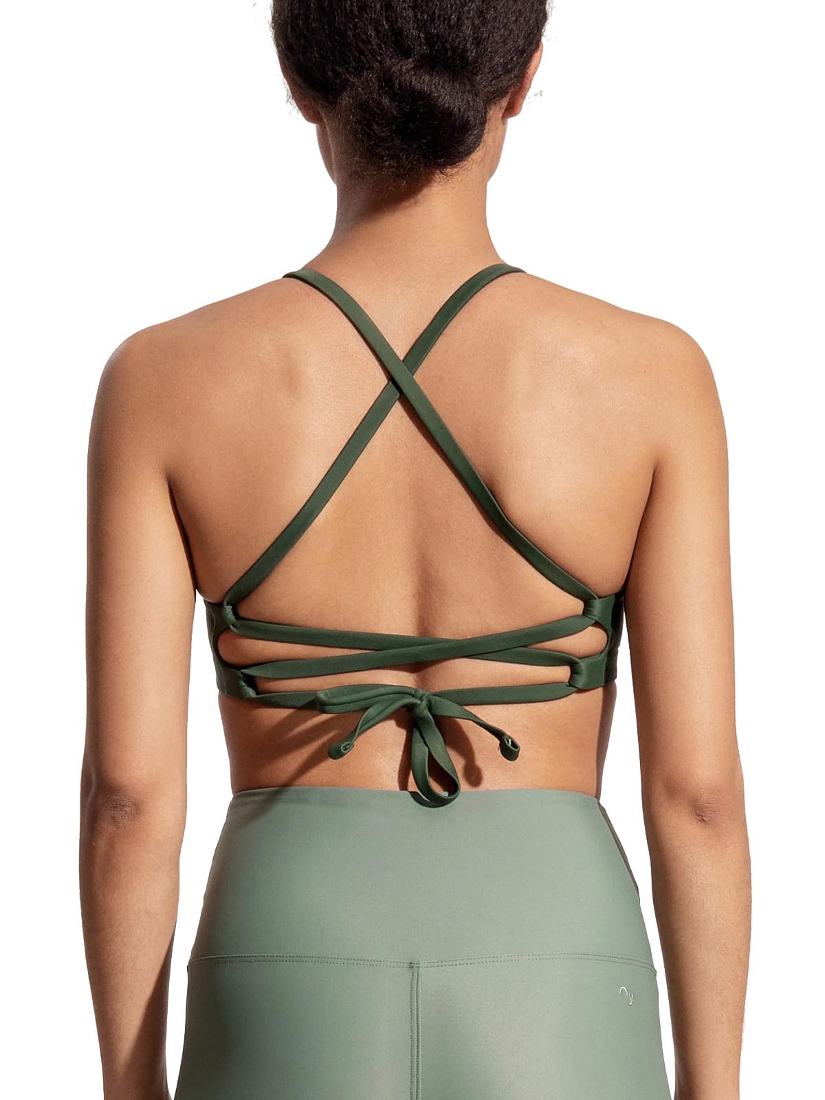 OY surf Surf Bikini Top Goby Dunkelgrün Recycled Nylon