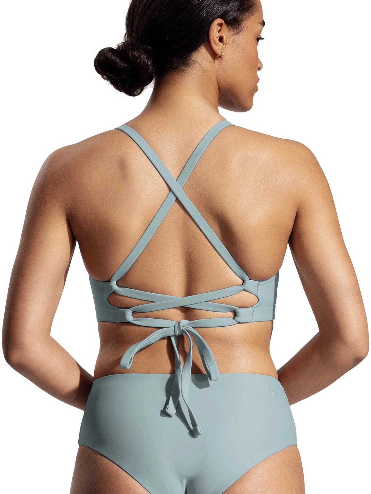 OY surf Surf Bikini Top Goby Eisblau Recycled Nylon