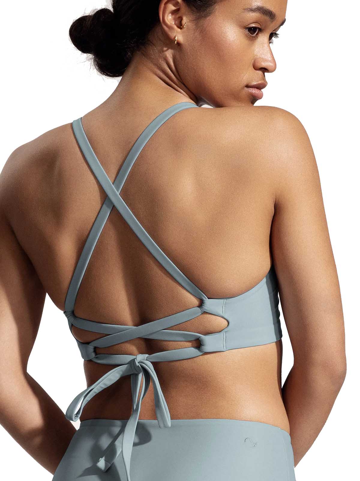 OY surf Surf Bikini Top Goby Eisblau Recycled Nylon