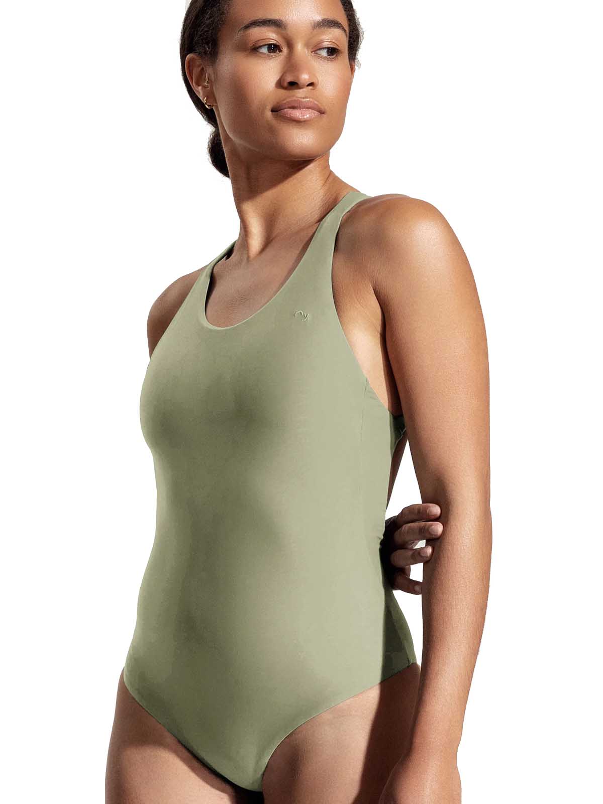 OY Surf Swimsuit Kelt Salbeigrün Recycled Nylon