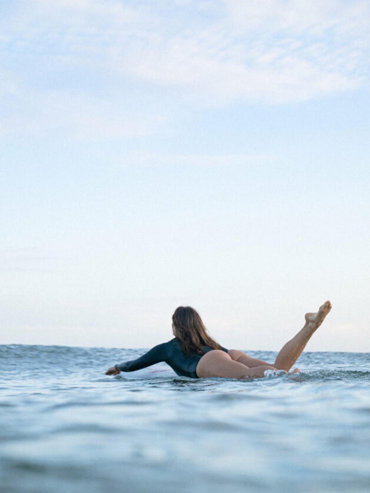 OY Surf Swimsuit Orfe Nachtgrün Recycled Nylon