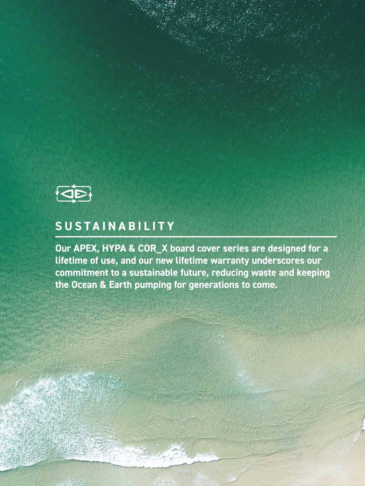 Ocean & Earth Apex Longboard Cover 8’0 Black