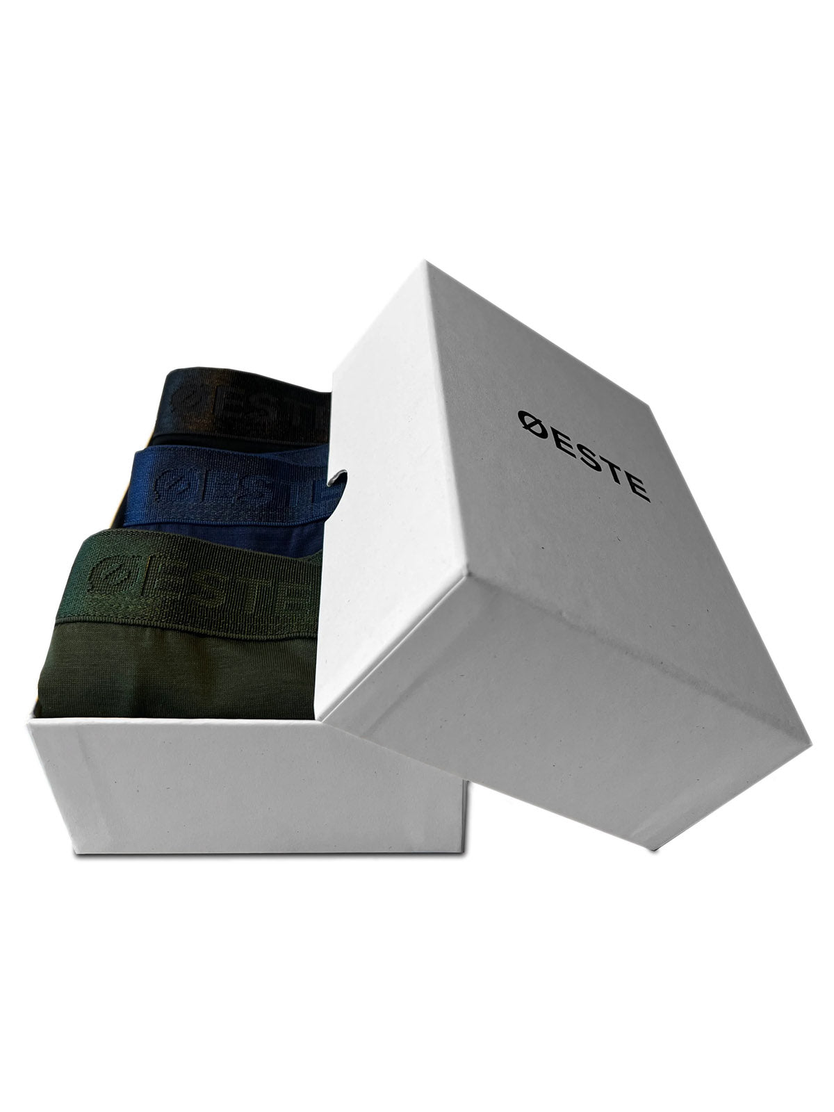 Oeste 3 Pcs Boxer Brief Set Black/Blue/Green