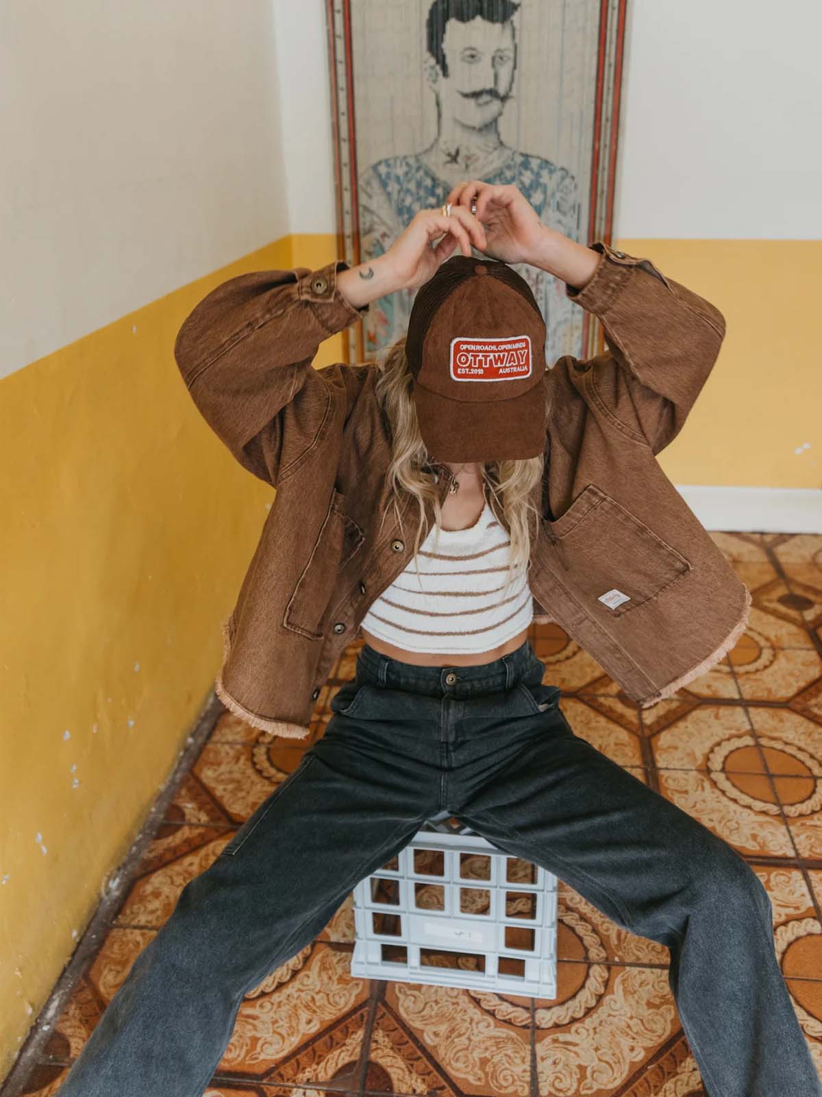 Ottway W's JMM Series Baggy Jeans Black Washed