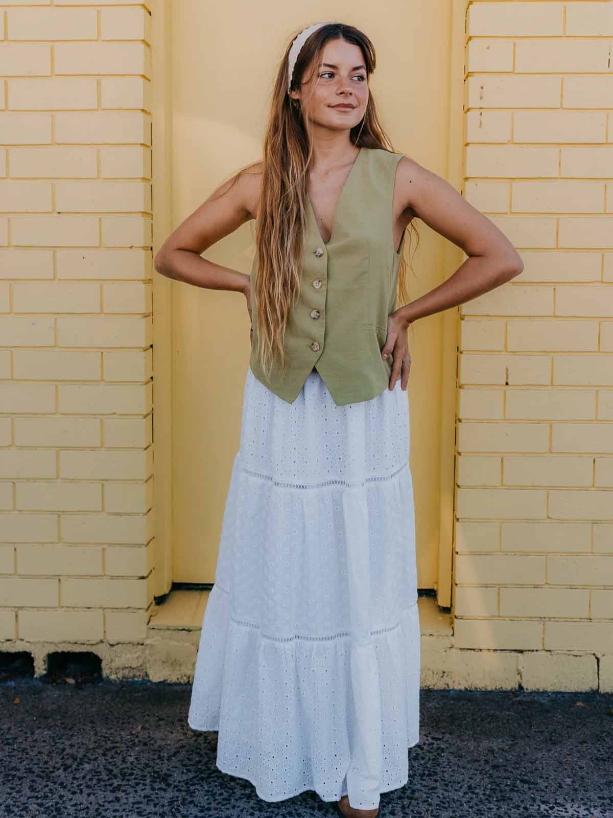 Ottway W's Olive Vest Green