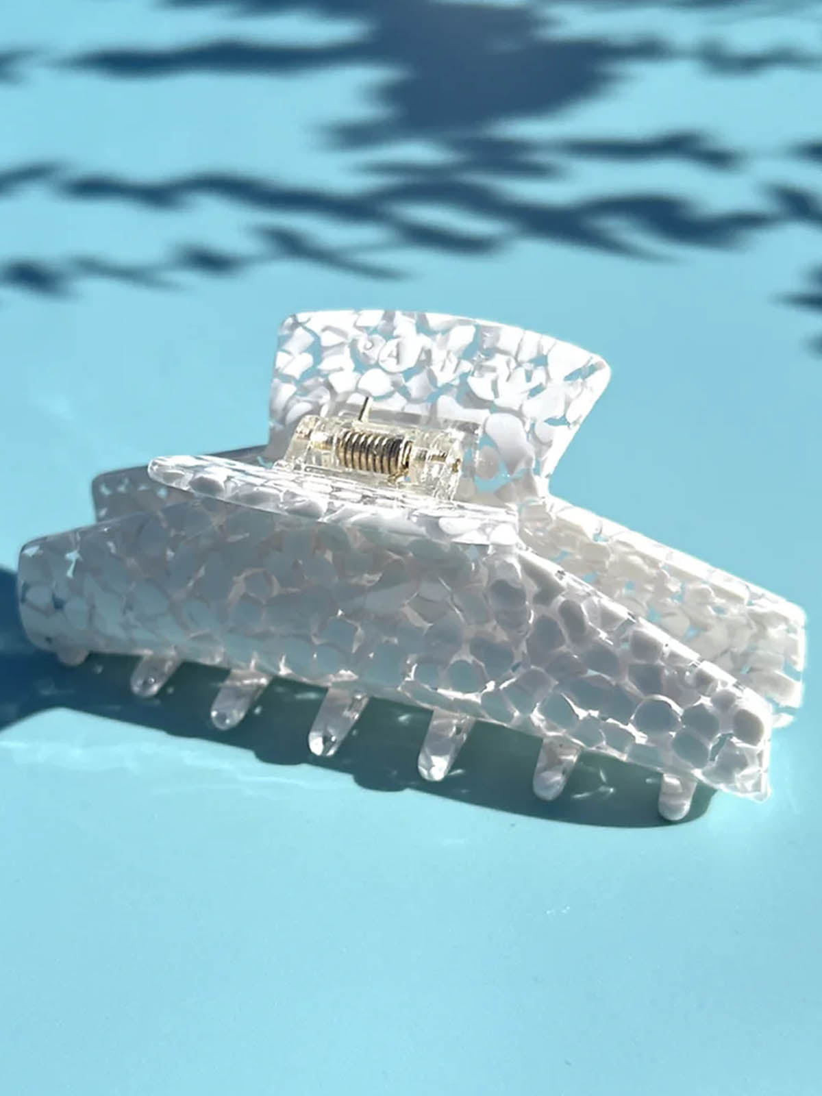 Palmey Haarklammer Kaki Perle L