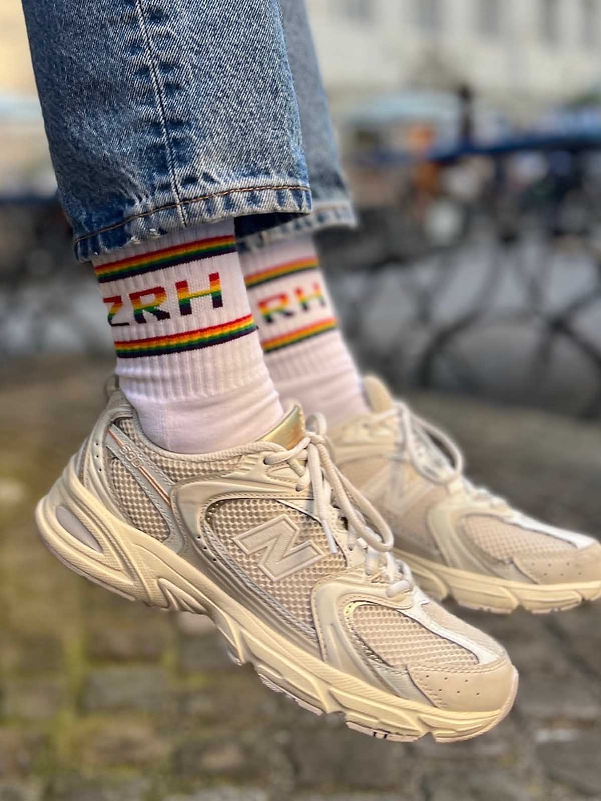 Palmey Pride ZRH Socks Rainbow