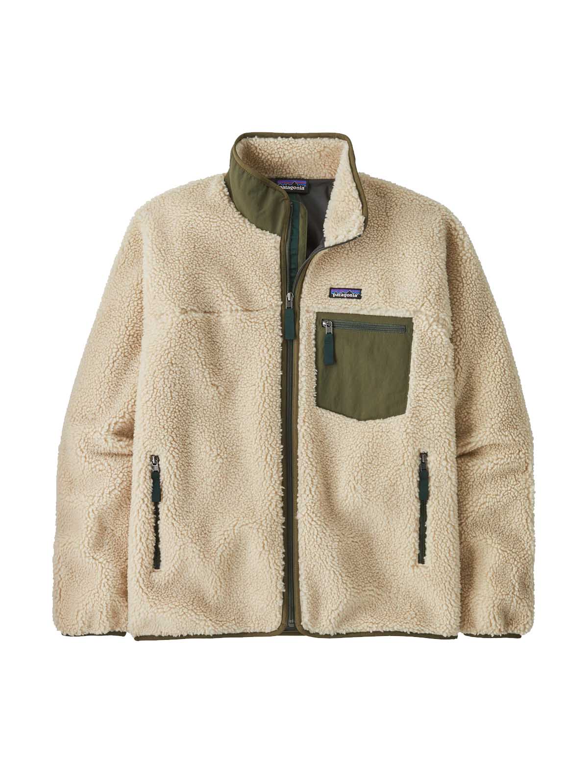 Patagonia M's Classic Retro-X Jkt Dark Natural /Basin Green