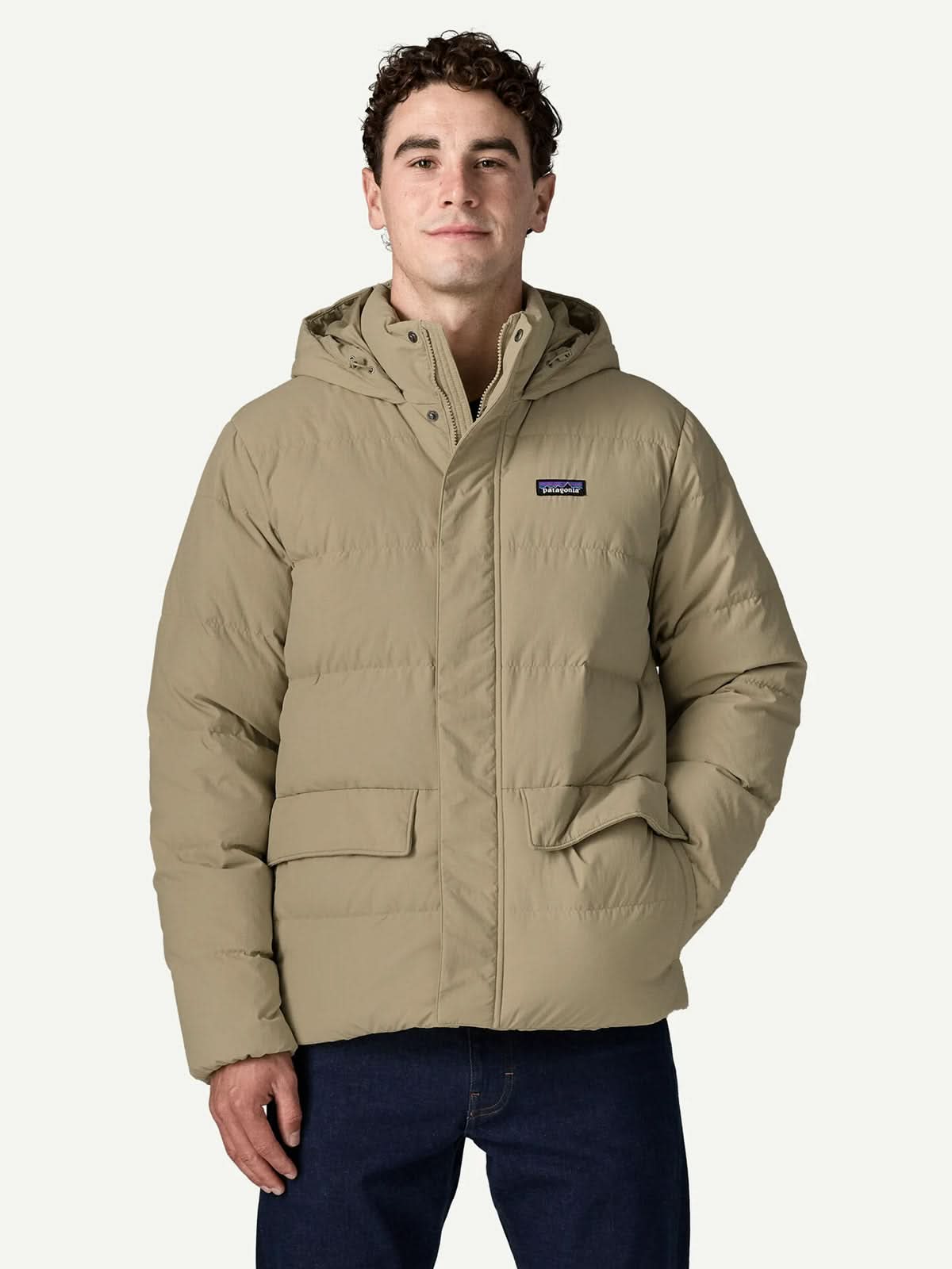 Patagonia M's Sisar Down Hoody Jacket Weatherd Stone