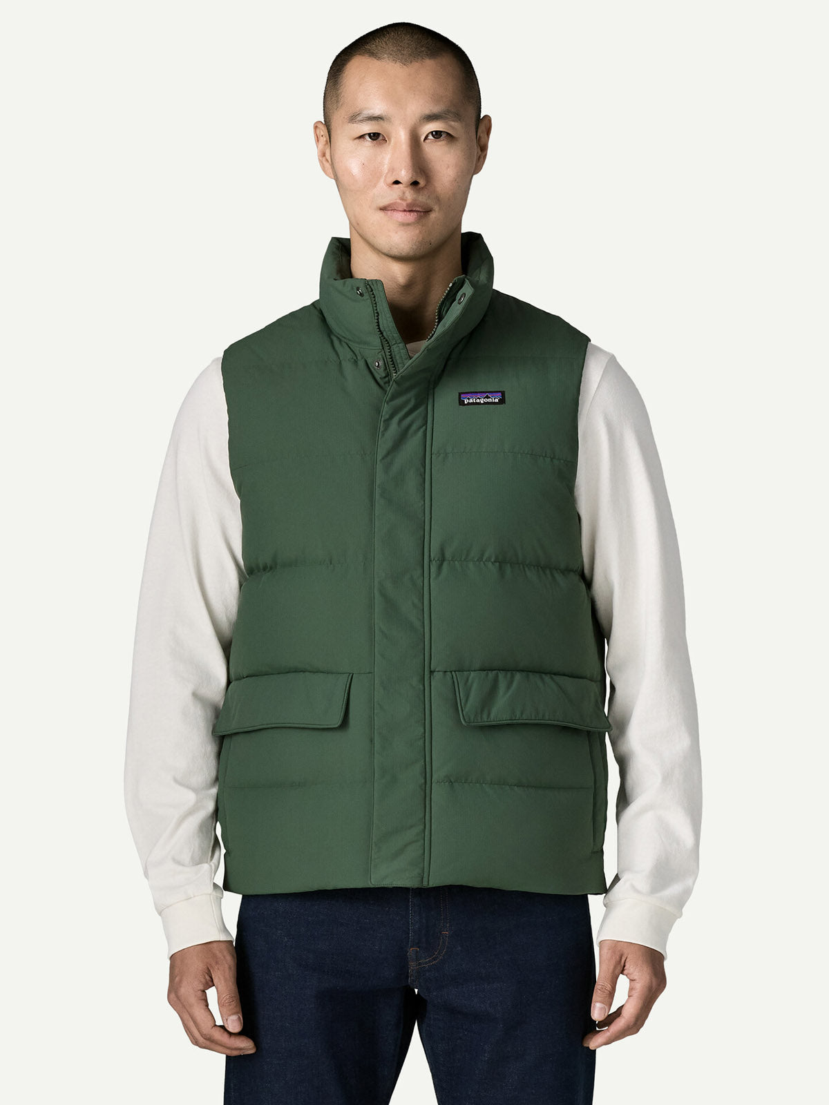 Patagonia M's Sisar Down Vest Canopy Green