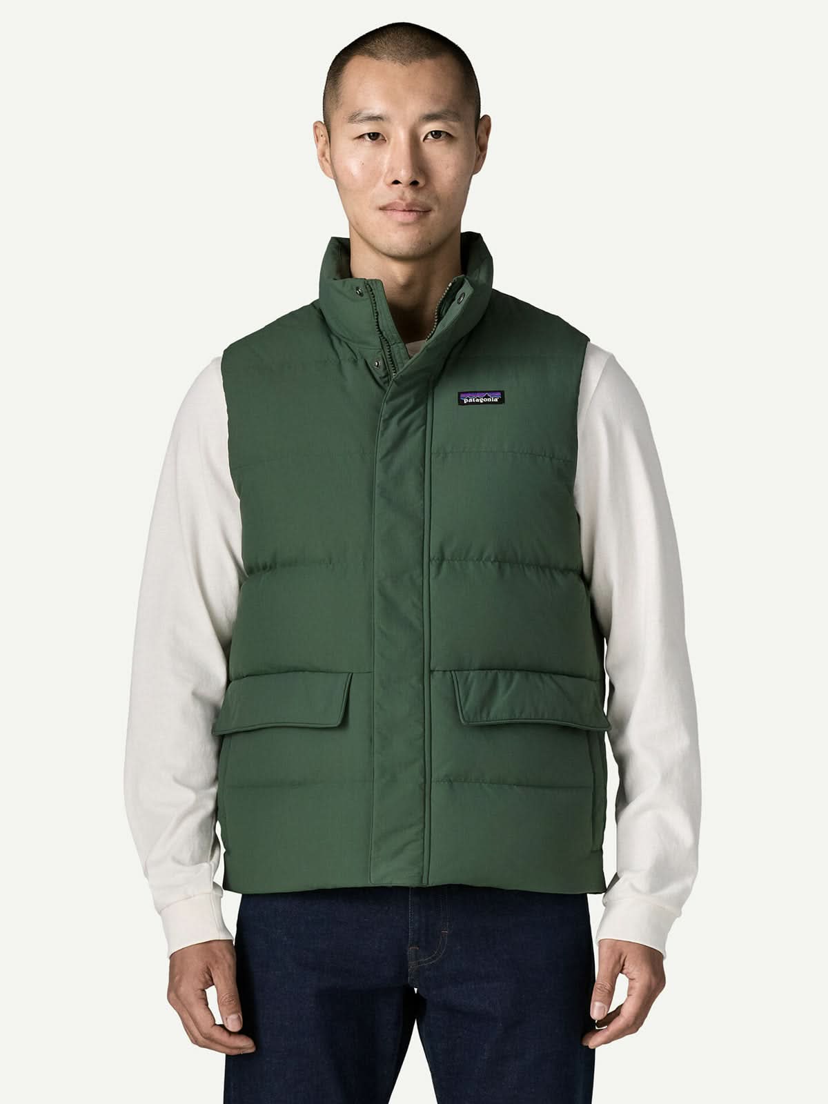 Patagonia M's Sisar Down Vest Canopy Green