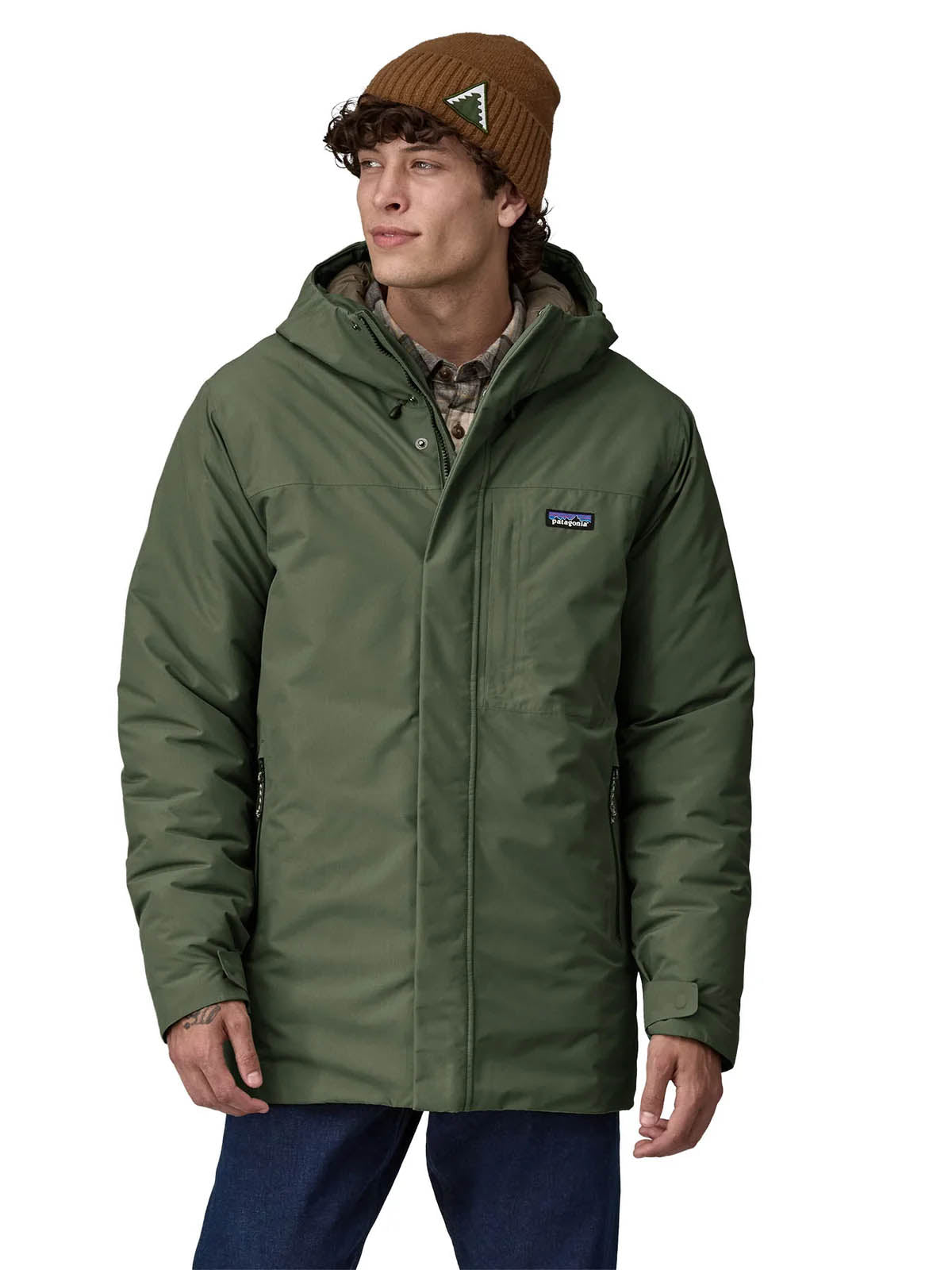 Patagonia Men's Windshadow Parka Basin Green