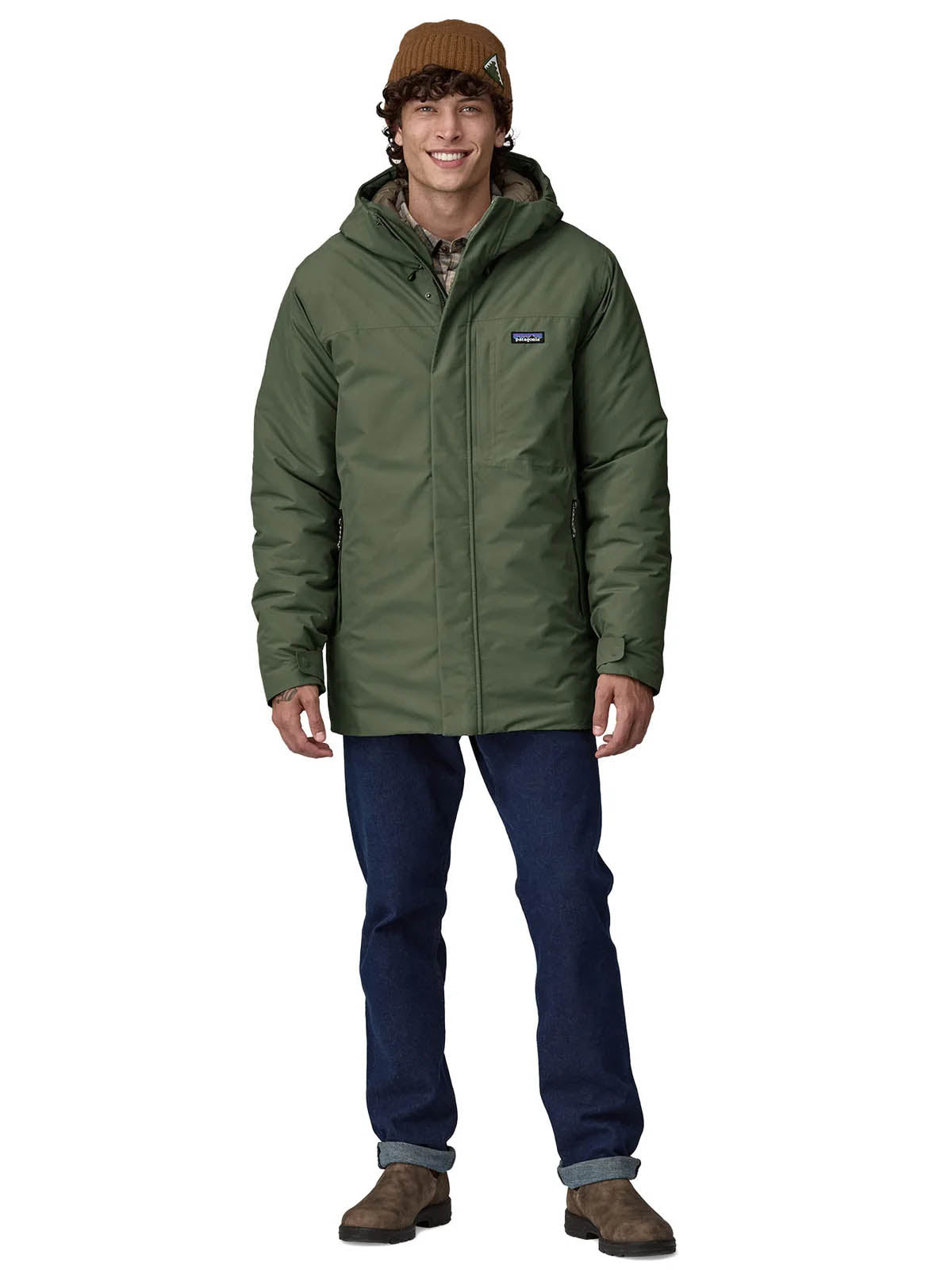 Patagonia Men's Windshadow Parka Basin Green