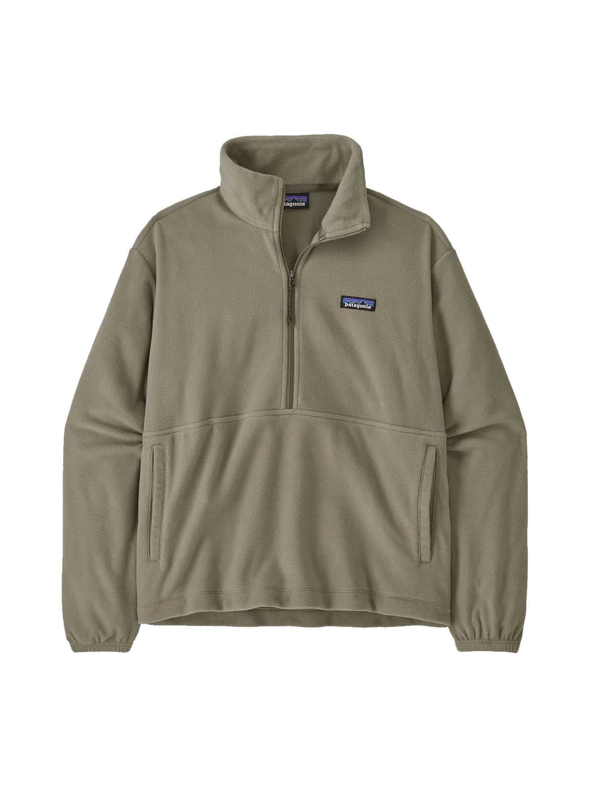 Patagonia W's Micro D 1/2 Fleece P/O River Rock Green