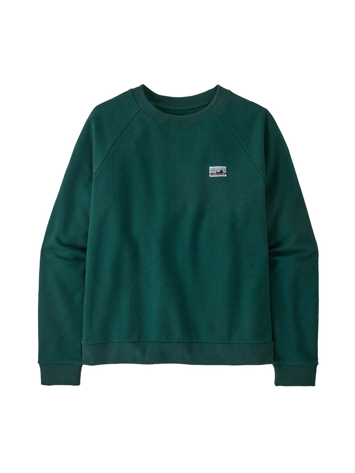 Patagonia W's Regenerative Organic Cotton Essential Sweater Cascade Green