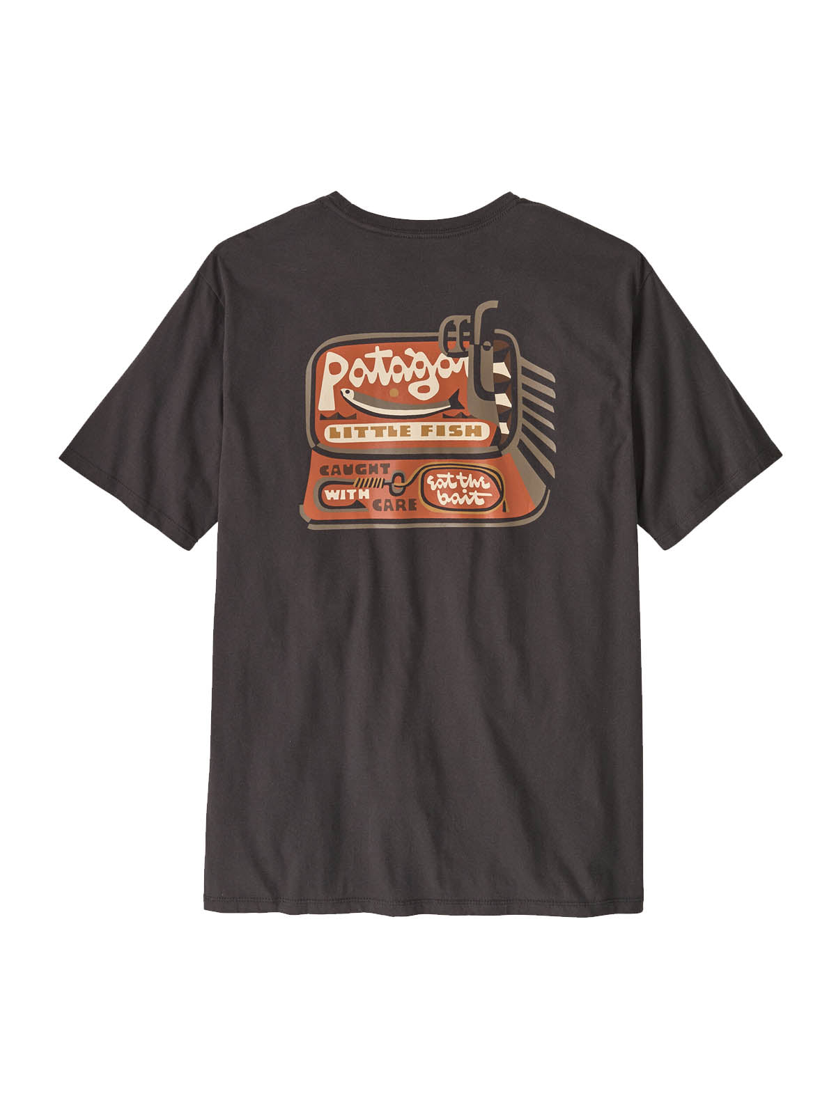 Patagonia M's Aquatic Action Organic T-Shirt Ink Black