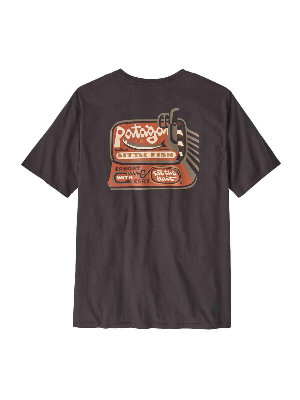 Patagonia M's Aquatic Action Organic T-Shirt Ink Black
