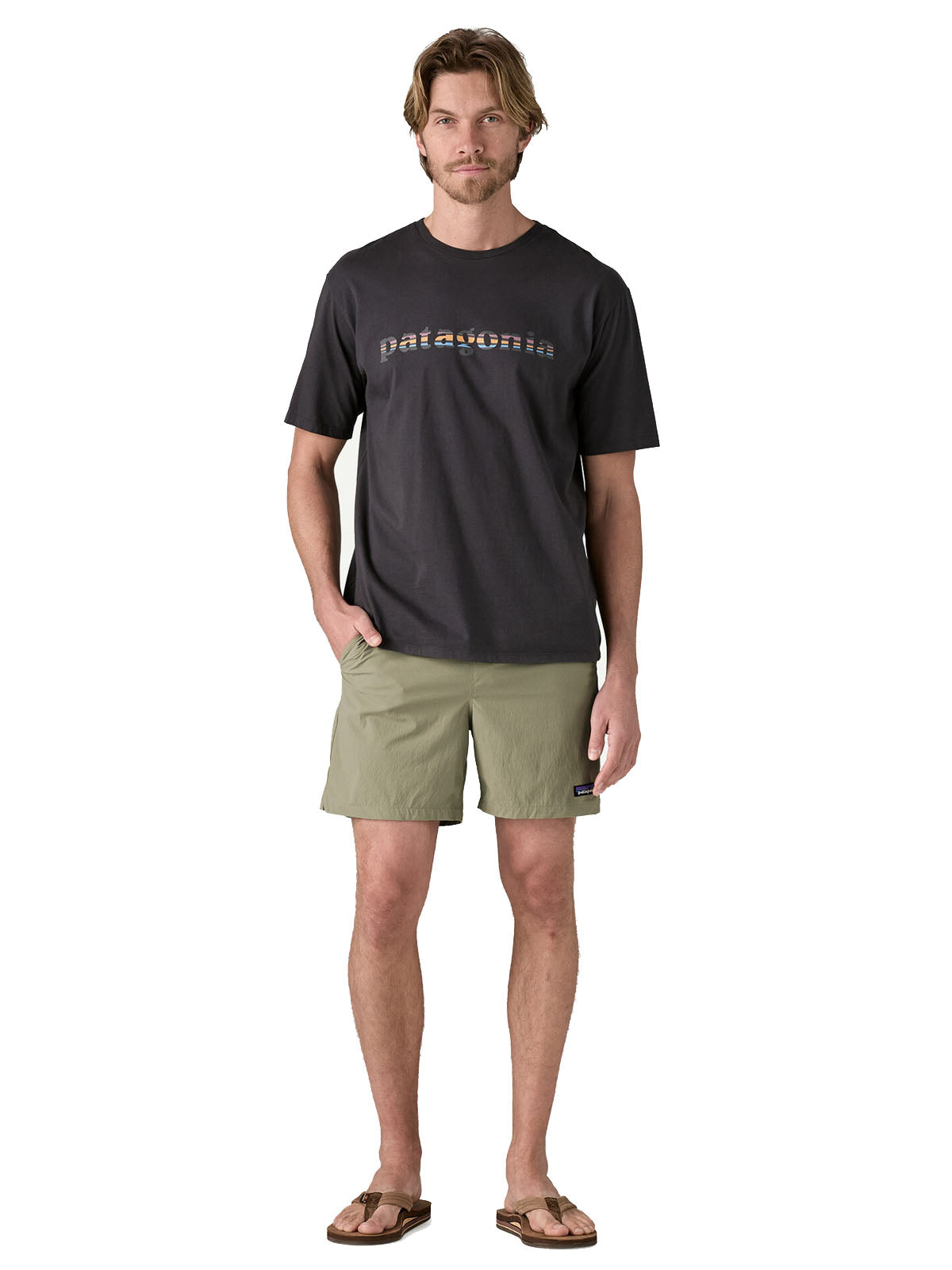 Patagonia M's Baggies Lights 6'' River Rock Green