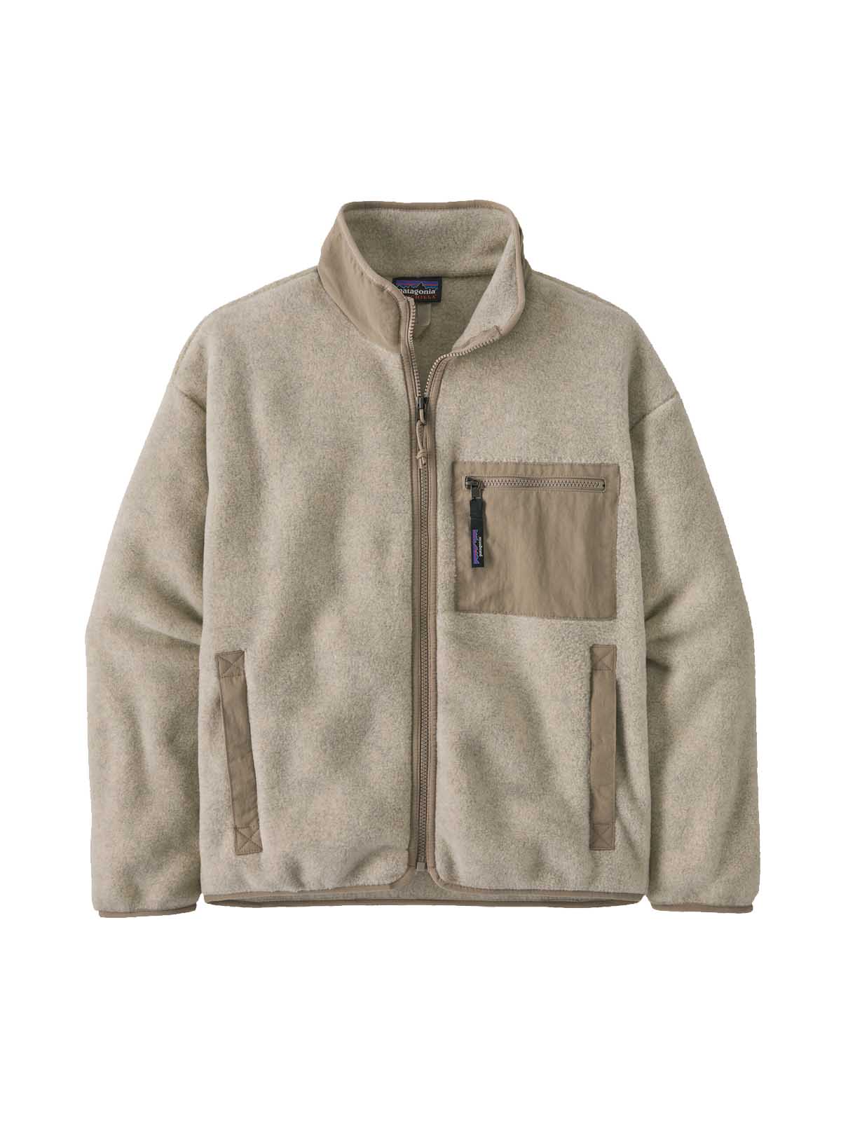 Patagonia W's Synchilla Fleece Jkt Oatmeal Heather W/Seabird Grey