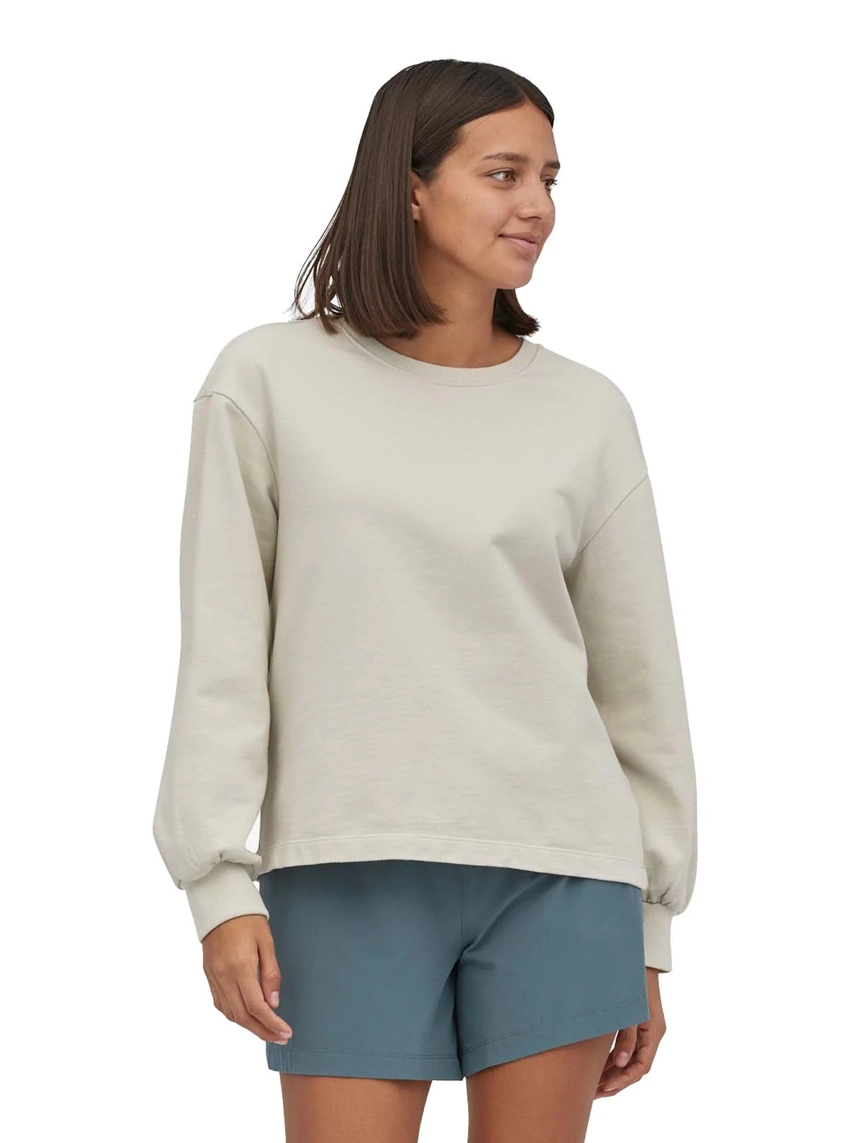 Patagonia W's Regenerative Organic Cotton Essential Sweater Dyno White