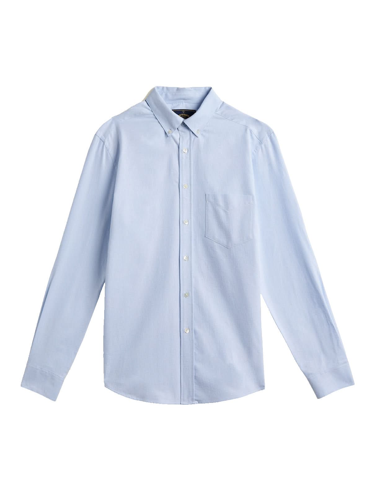 Portuguese Flannel Brushed Oxford Light Blue
