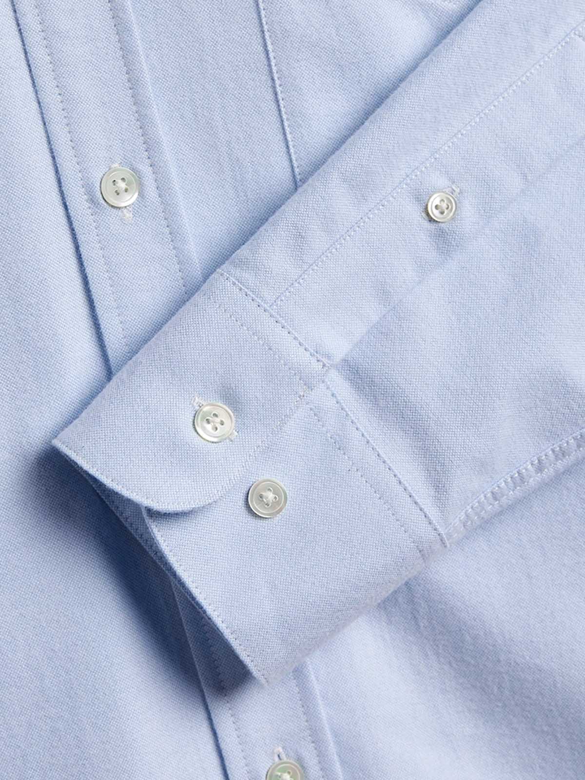 Portuguese Flannel Brushed Oxford Light Blue