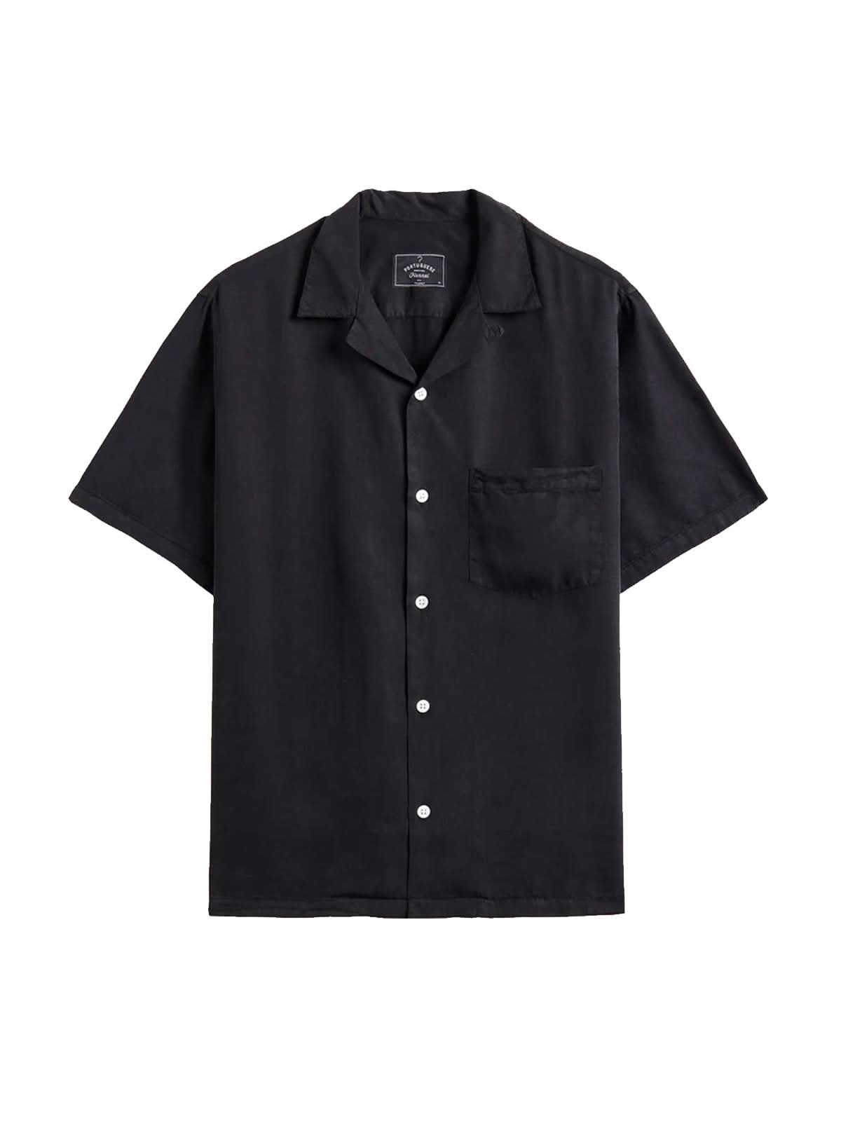 Portuguese Flannel Dogtown SS Shirt Black
