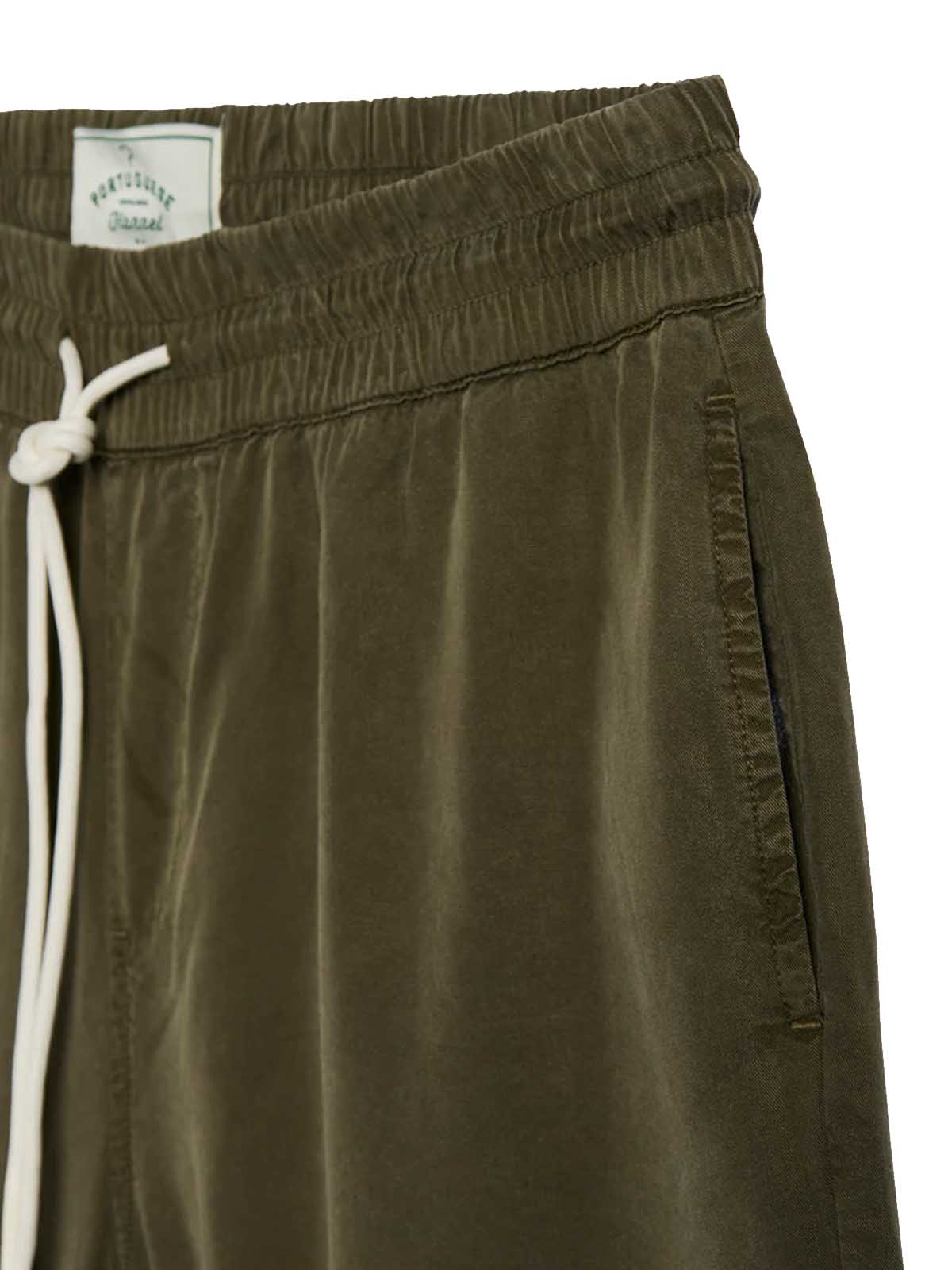 Portuguese Flannel Dogtown Short Olive