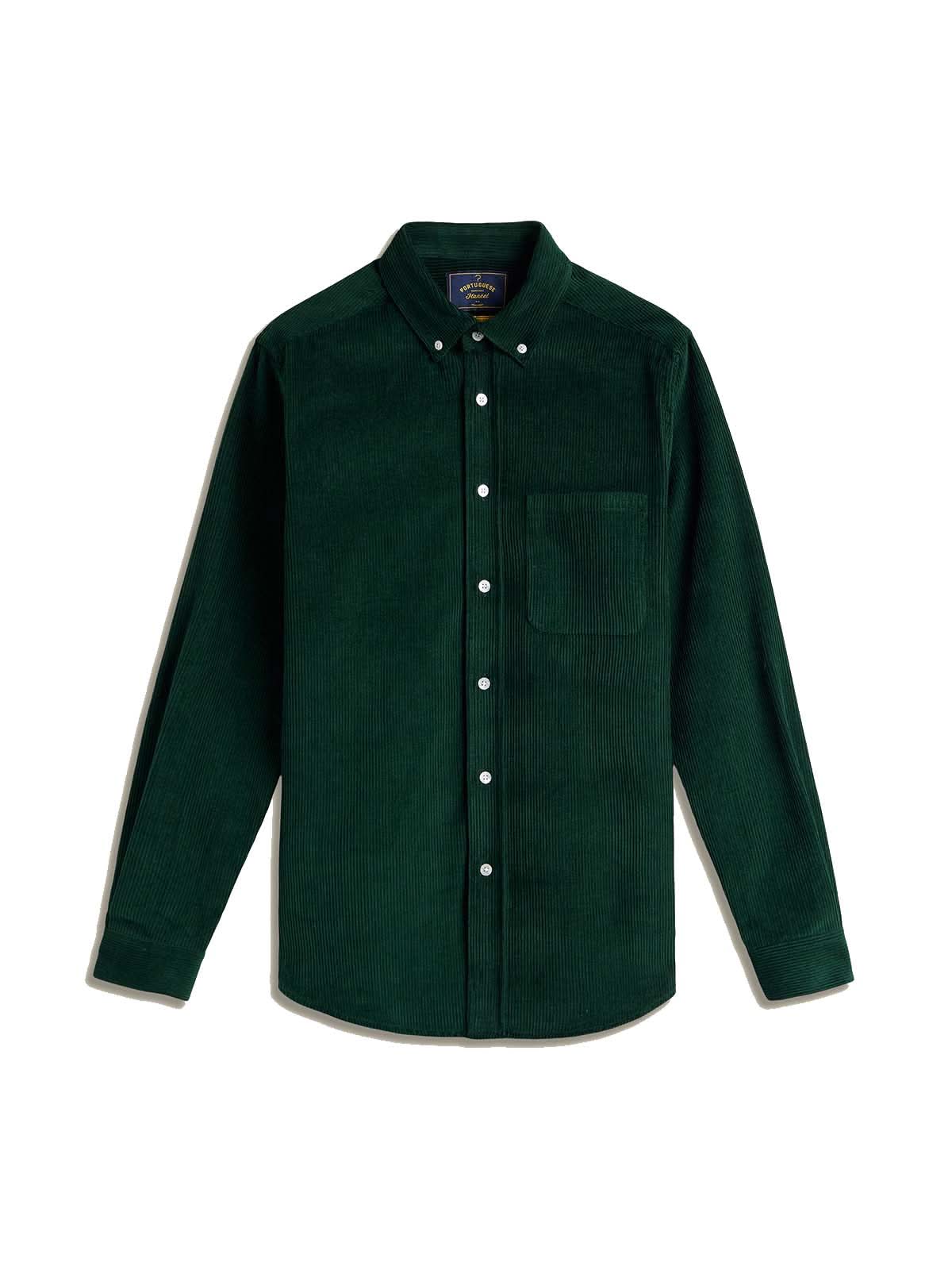 Portuguese Flannel Lobo Corduroy Green