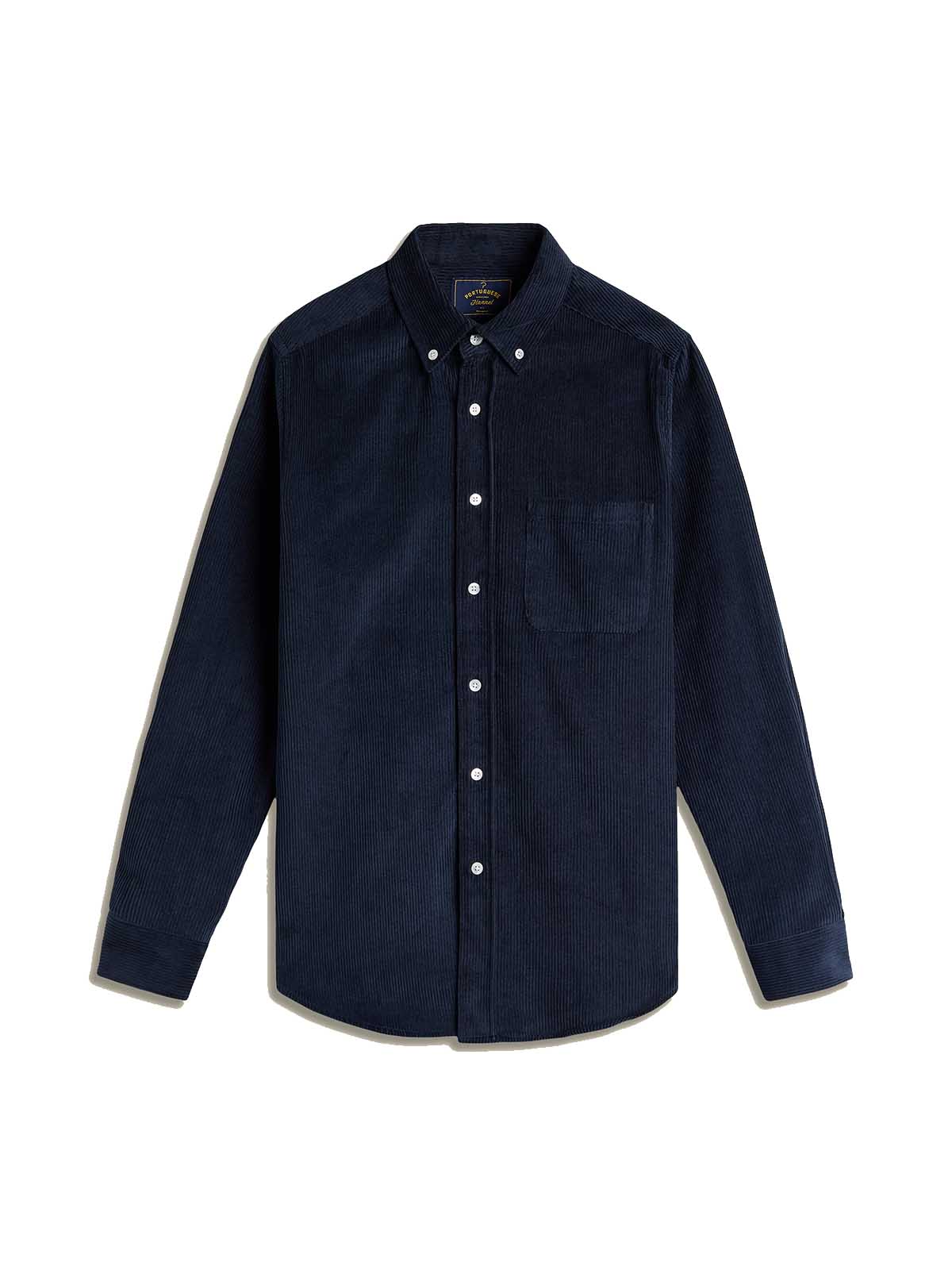 Portuguese Flannel Lobo Corduroy Navy